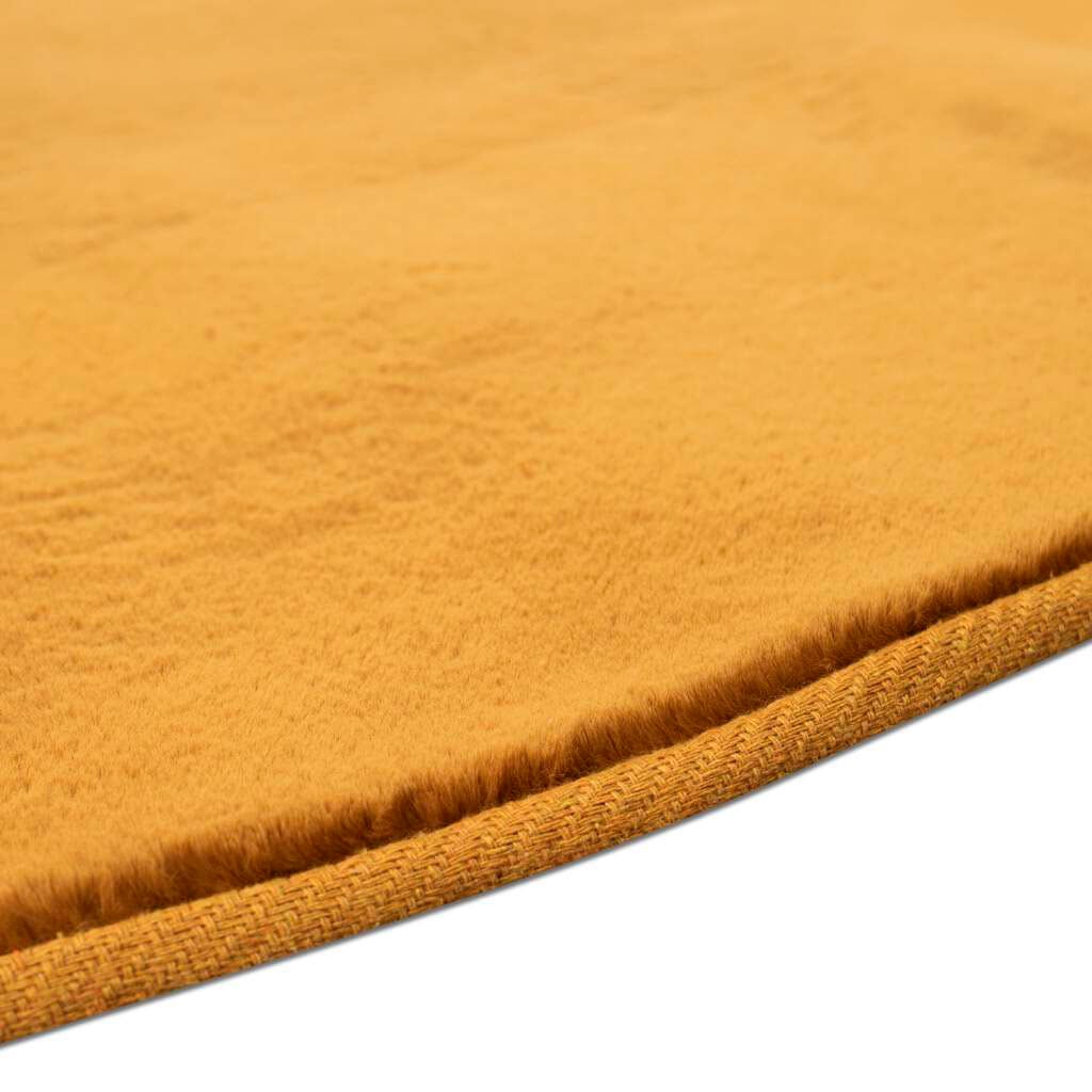 Carpet City Hochflor-Teppich »TOPIA400«, rund, 21 mm Höhe, besonders weich und kuschelig durch Polyester, Uni-Farben