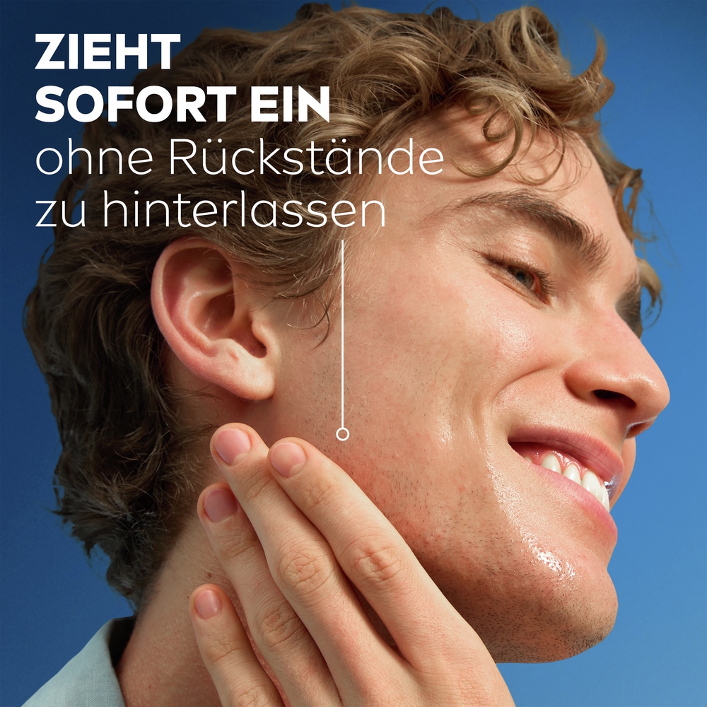 Nivea Men Feuchtigkeitsgel »NIVEA MEN Sensitive Beruhigender Liquid Moisturizer« mit Smart Barrier Technology, ultraleichte Textur, parfümfrei