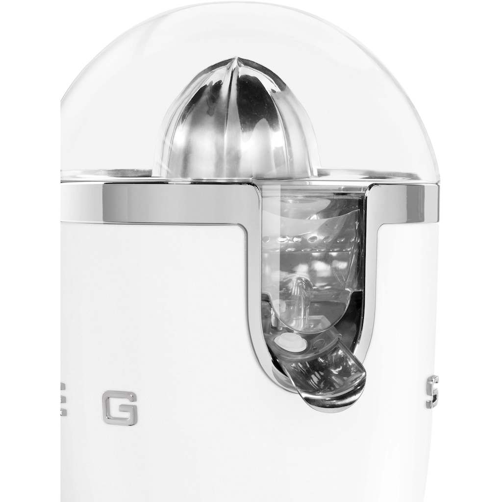 Smeg Zitruspresse »CJF01WHMEU Weiß Matt«, 70 W