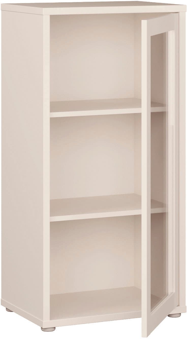 FORTE Kommode »Alice Springs Vitrine, erhältlich in 2 Größen Push to Open« Glatüre, Grifflos, 2 Ausführungen