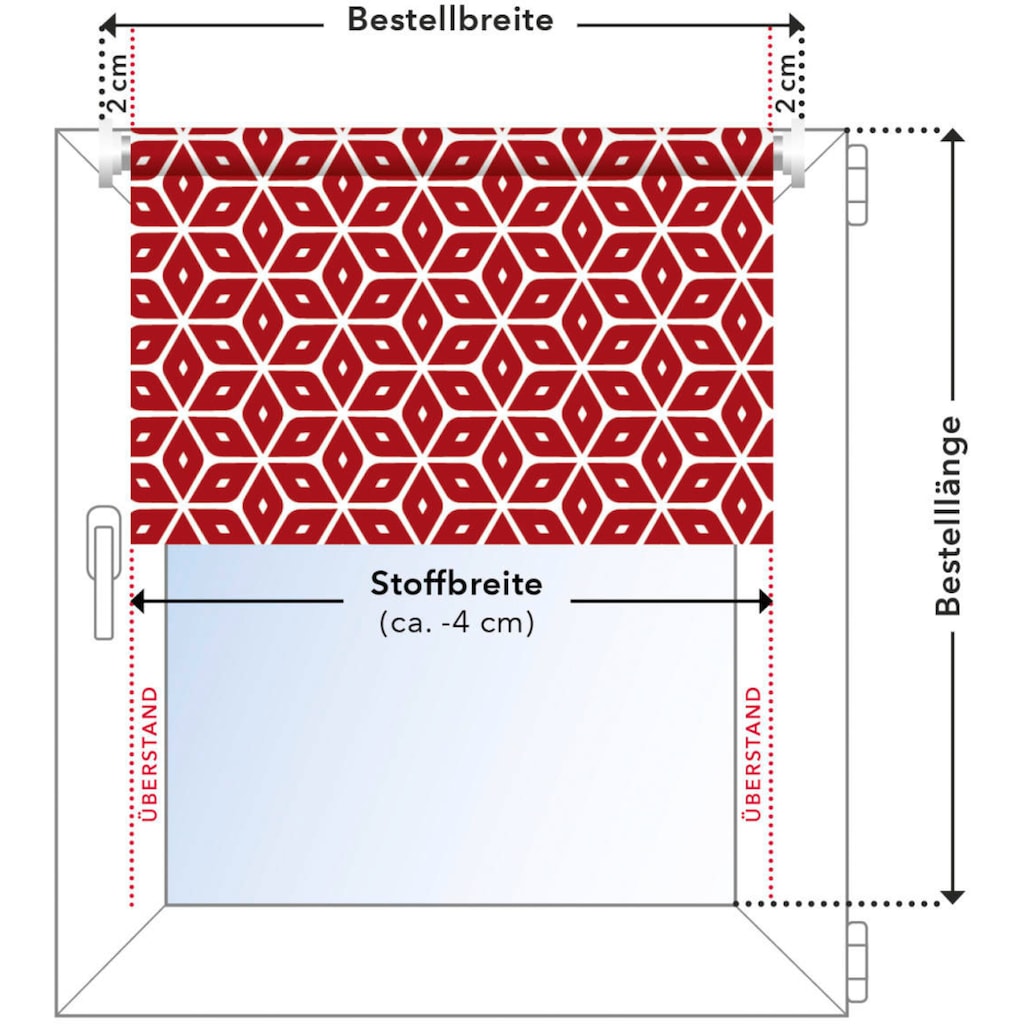 LICHTBLICK ORIGINAL Seitenzugrollo »Rollo Klemmfix, ohne Bohren, Verdunkelung, Beton - Grau«, verdunkelnd, Verdunkelung-energiesparend, freihängend