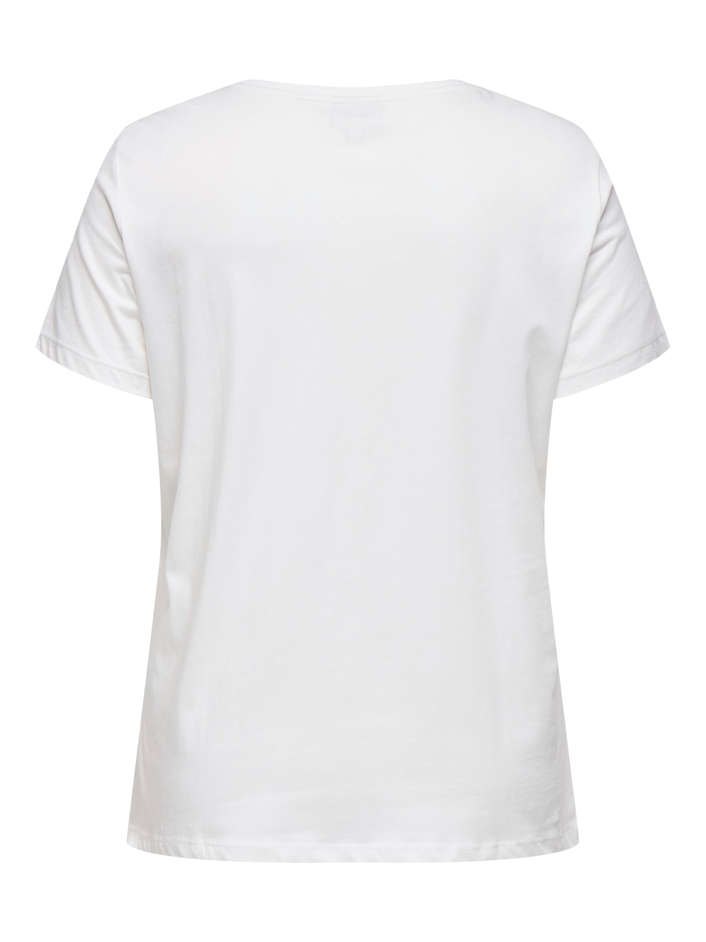 ONLY CARMAKOMA Kurzarmshirt »CARXMAS HOLIDAY O-NECK SS REG TEE JRS« Baumwolle, relaxed fit