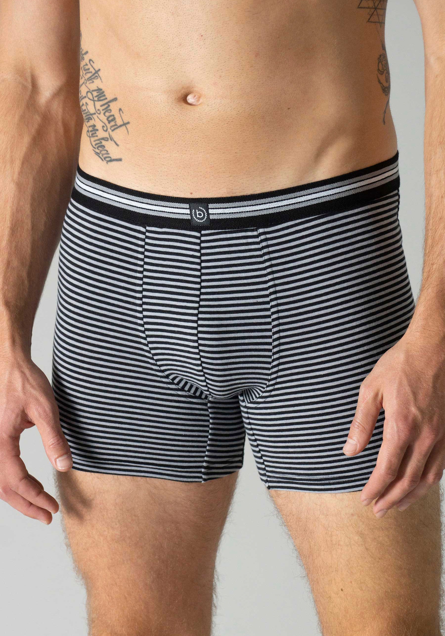 bugatti Boxershorts »Prag«, (3 St., -), mit angenehmen Tragekomfort