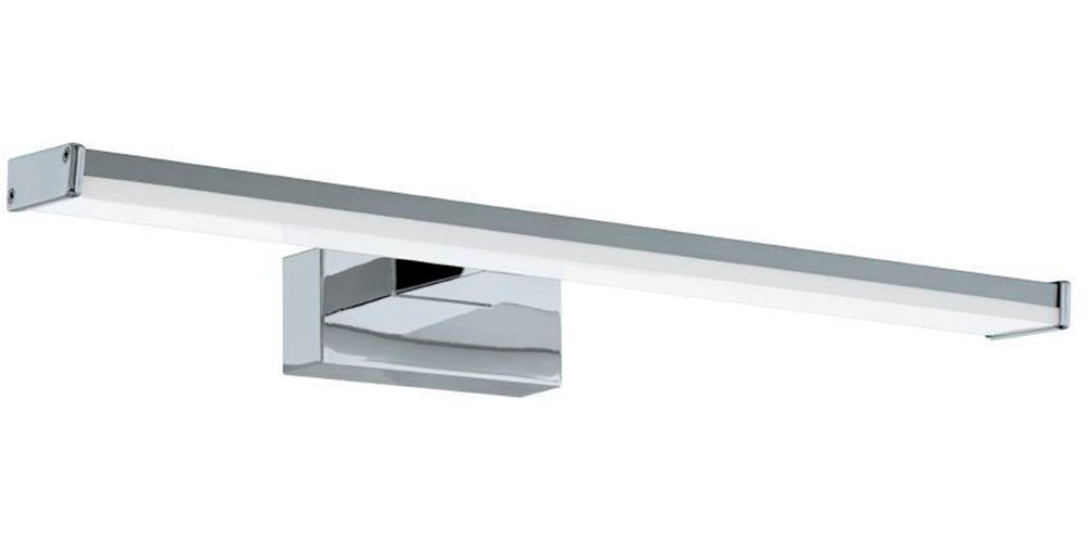 EGLO Spiegelleuchte »PANDELLA 1 Wandlampe, Badezimmerlampe, chrom, silber, weiß, IP44«, 1 flammig, Leuchtmittel LED-Board | LED fest integriert, LED, Bad, Badezimmer, klassisch, modern, minimalistisch, 40x12x4cm