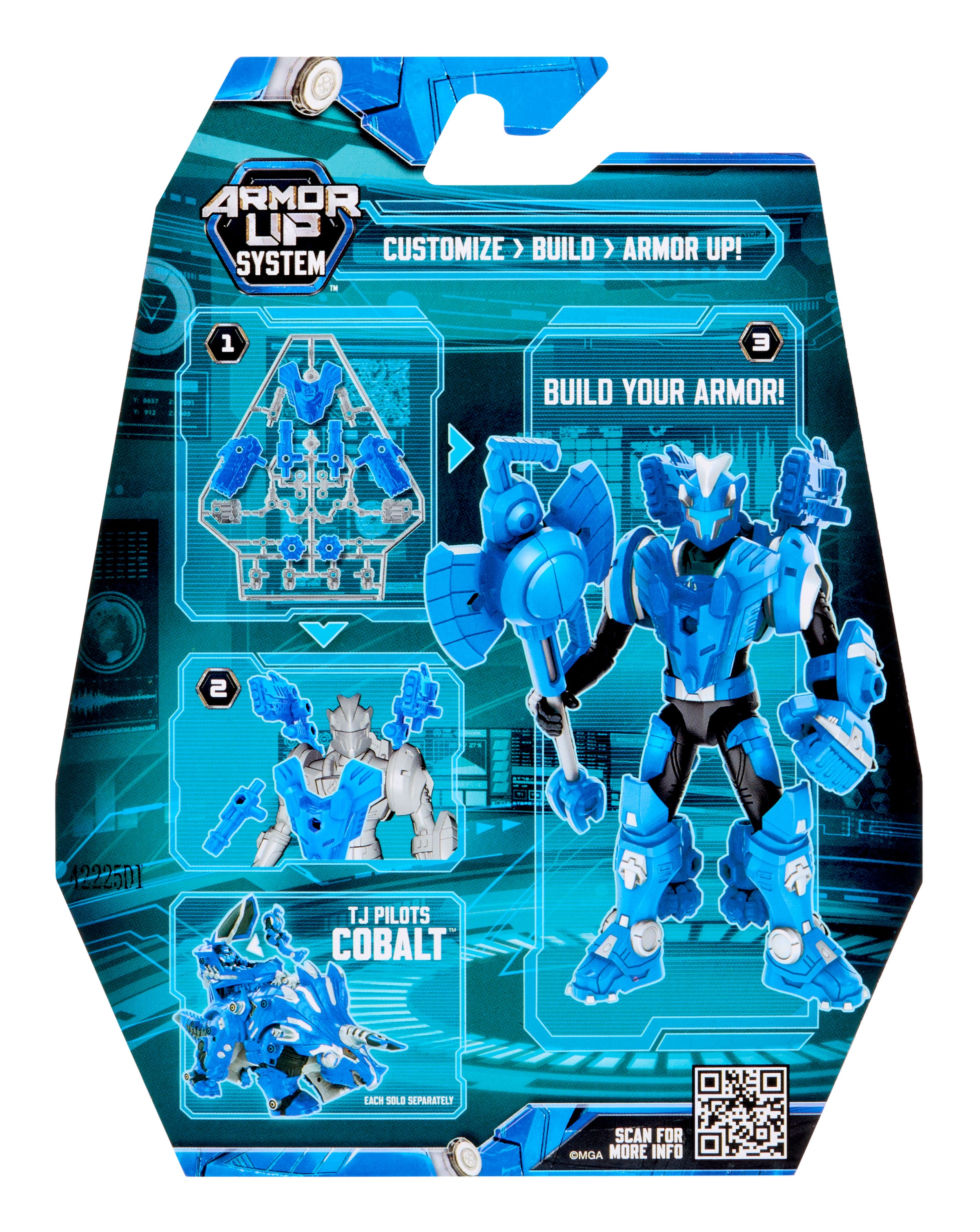 MGA ENTERTAINMENT Actionfigur »Armorsaurs  3.75” Figure- Triceratops Pilot (TJ)«