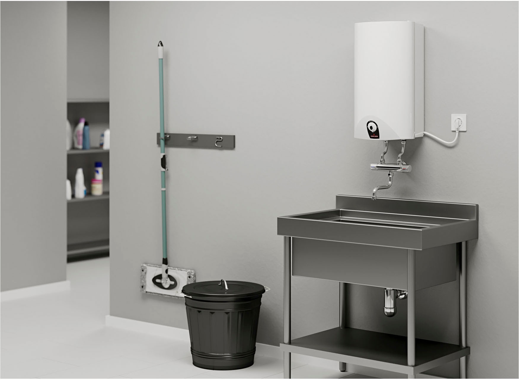 STIEBEL ELTRON Kochendwassergerät »Boiler EB 15 SL«, 15 l, für die Dusche, offen, drucklos, mit Stecker