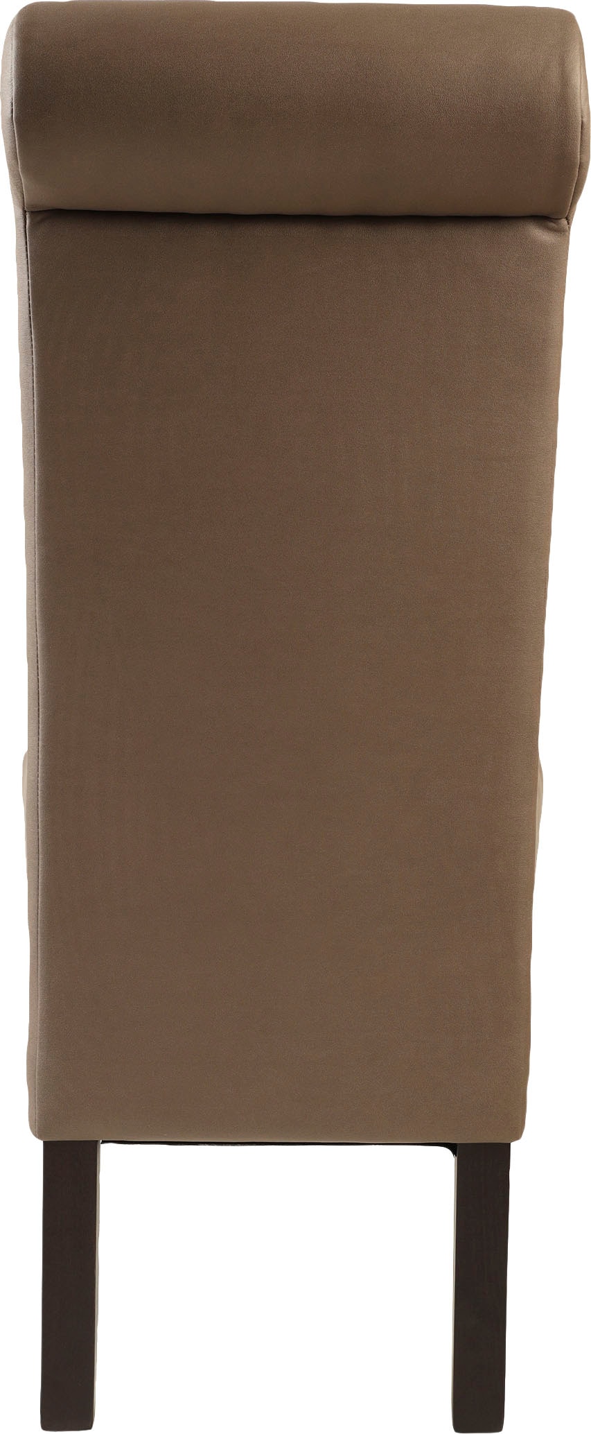 Home affaire 4-Fußstuhl »Rito«, (Set), 2 St., Microfaser, Gestell Buche natur oder wenge lackiert