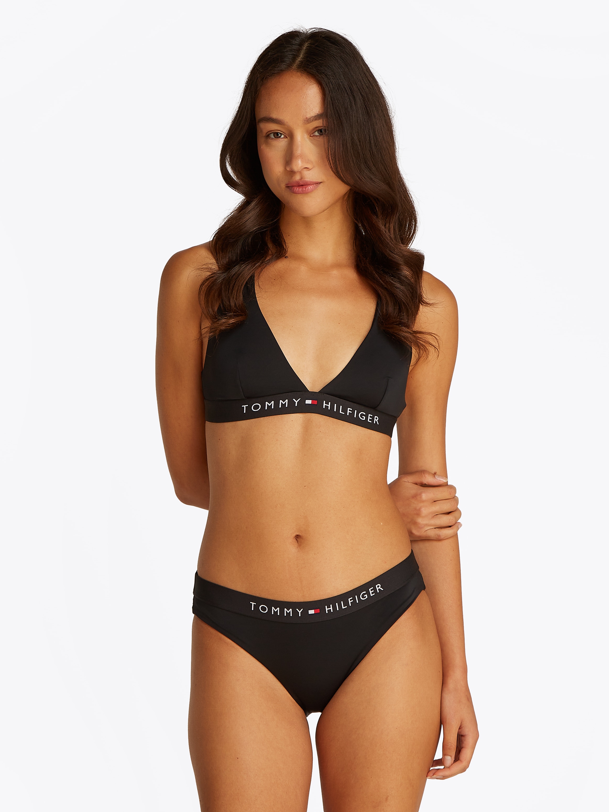 TOMMY HILFIGER Swimwear Bikini-Hose »TH CLASSIC BIKINI (EXT SIZES)«, mit Logoschriftzug