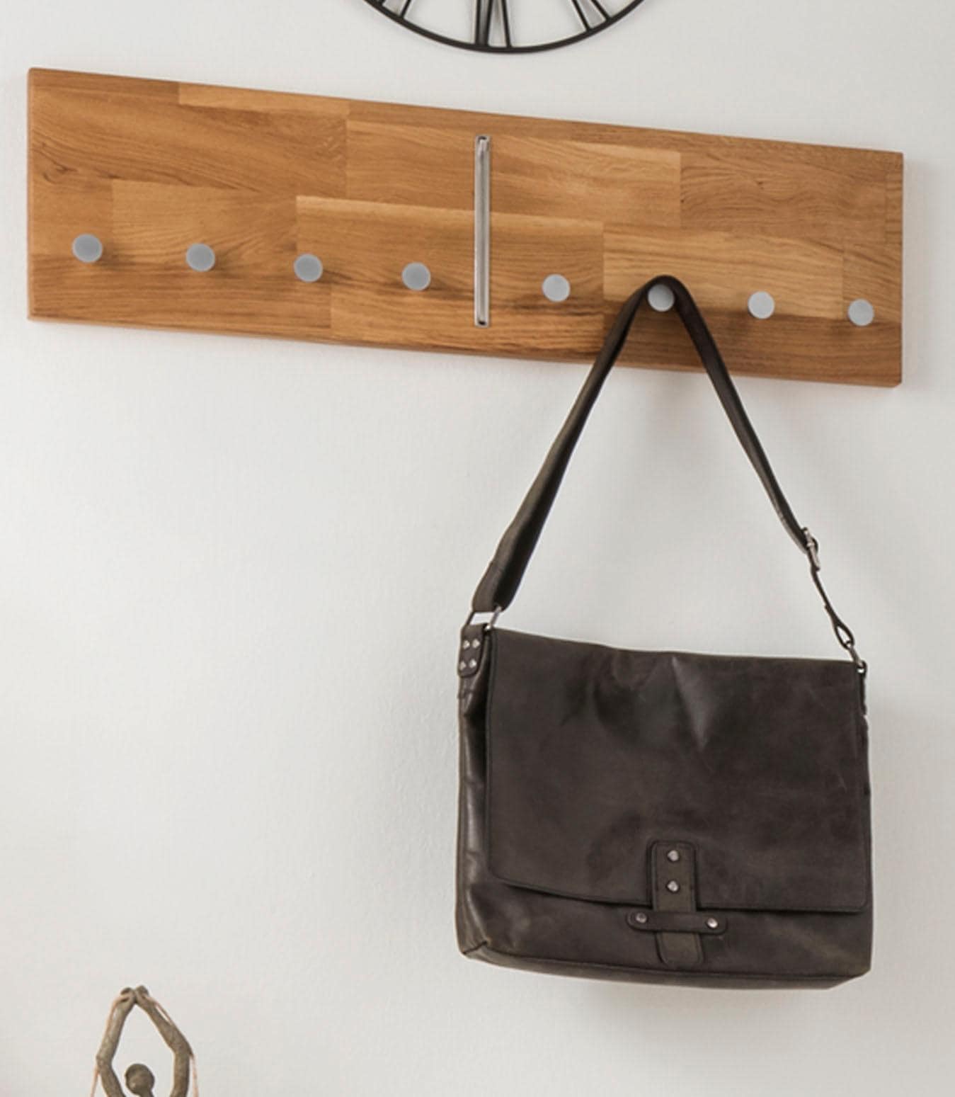 Home affaire Hakenleiste »Dura«, aus FSC®-zertifiziertem Massivholz, Breite 50 oder 80 cm