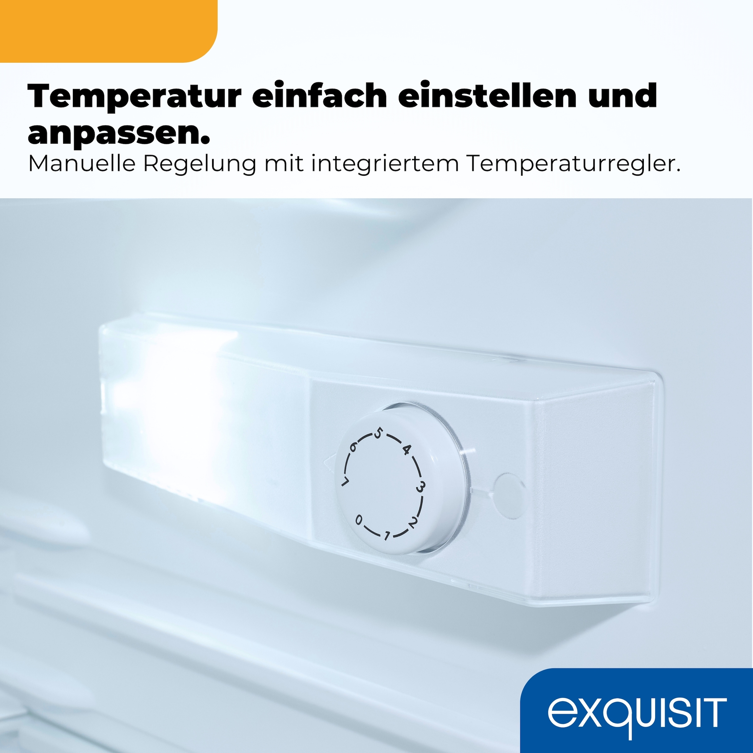 exquisit Kühlschrank KS16-4-H-010C weiss »KS16-4-H-010C weiss« 85 cm hoch 56 cm breit Kompakt, flexibel & effizient – mit LED und cleverer Aufteilung