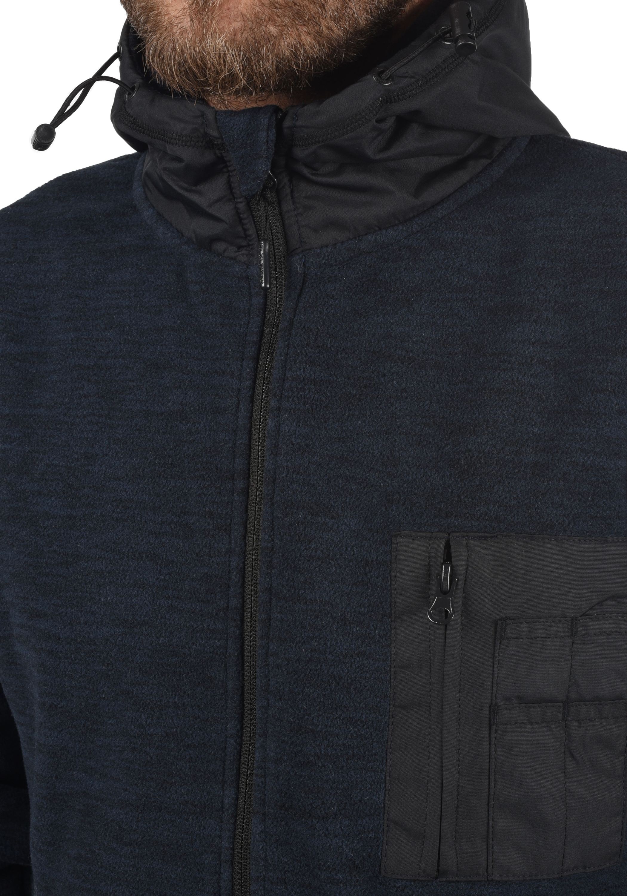 Indicode Fleecejacke »Fleecejacke IDWilmot«, mit Kapuze