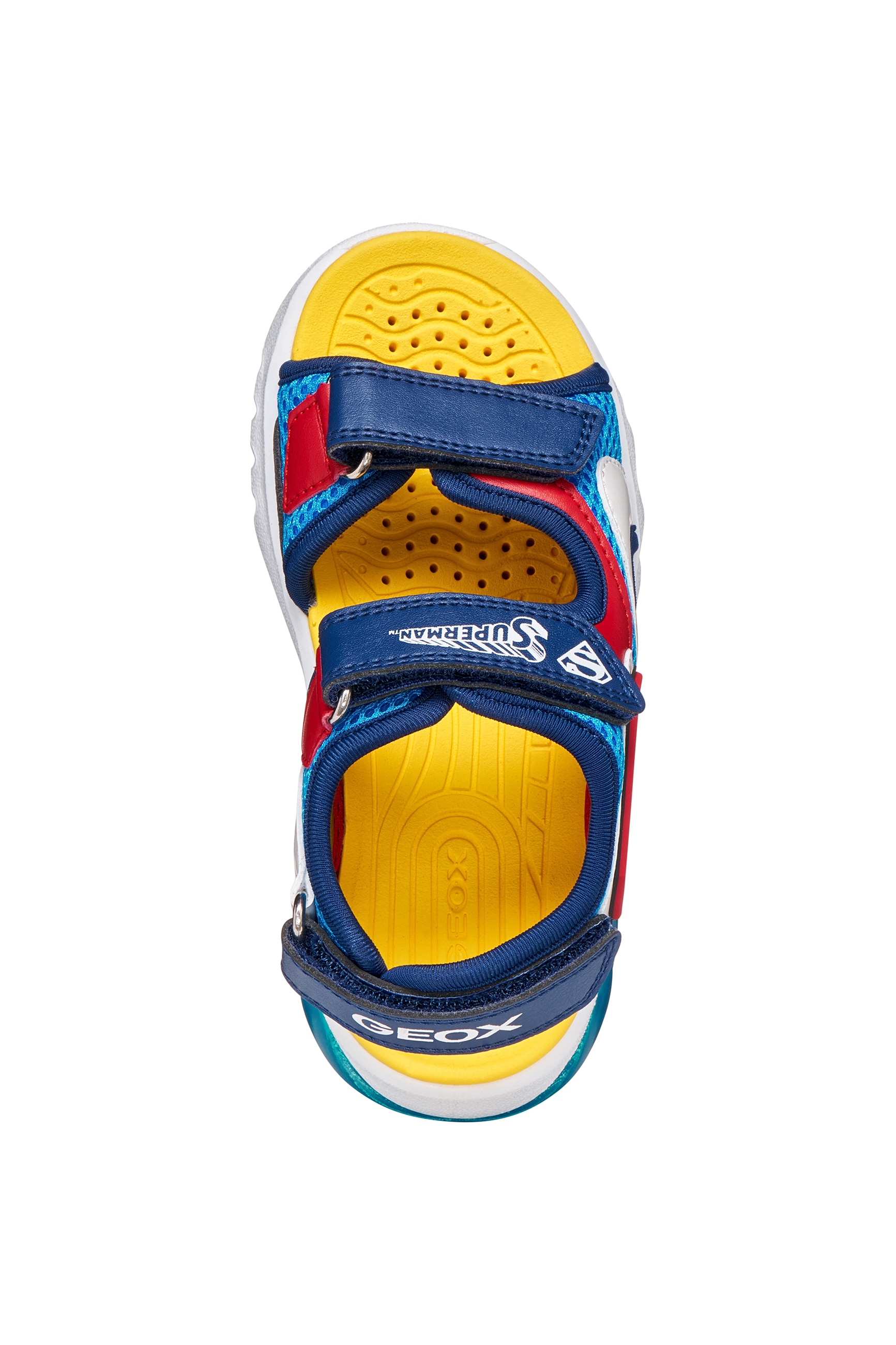 Geox Sandale »J SANDAL CIBERDRON B«  Klettschuh mit Blinkfunktion, Größenschablone zum Download