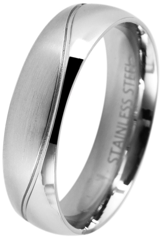 Adelia´s Fingerring »Herren Ring aus Edelstahl«