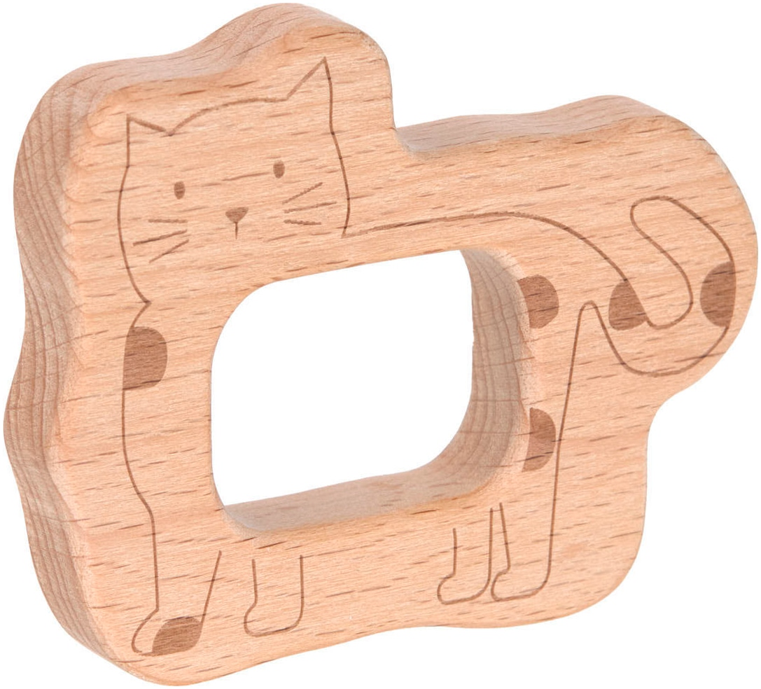 LÄSSIG Greifling »Teether Wood Set Little Mateys«, (Set, 4 tlg.), FSC® - schützt Wald - weltweit