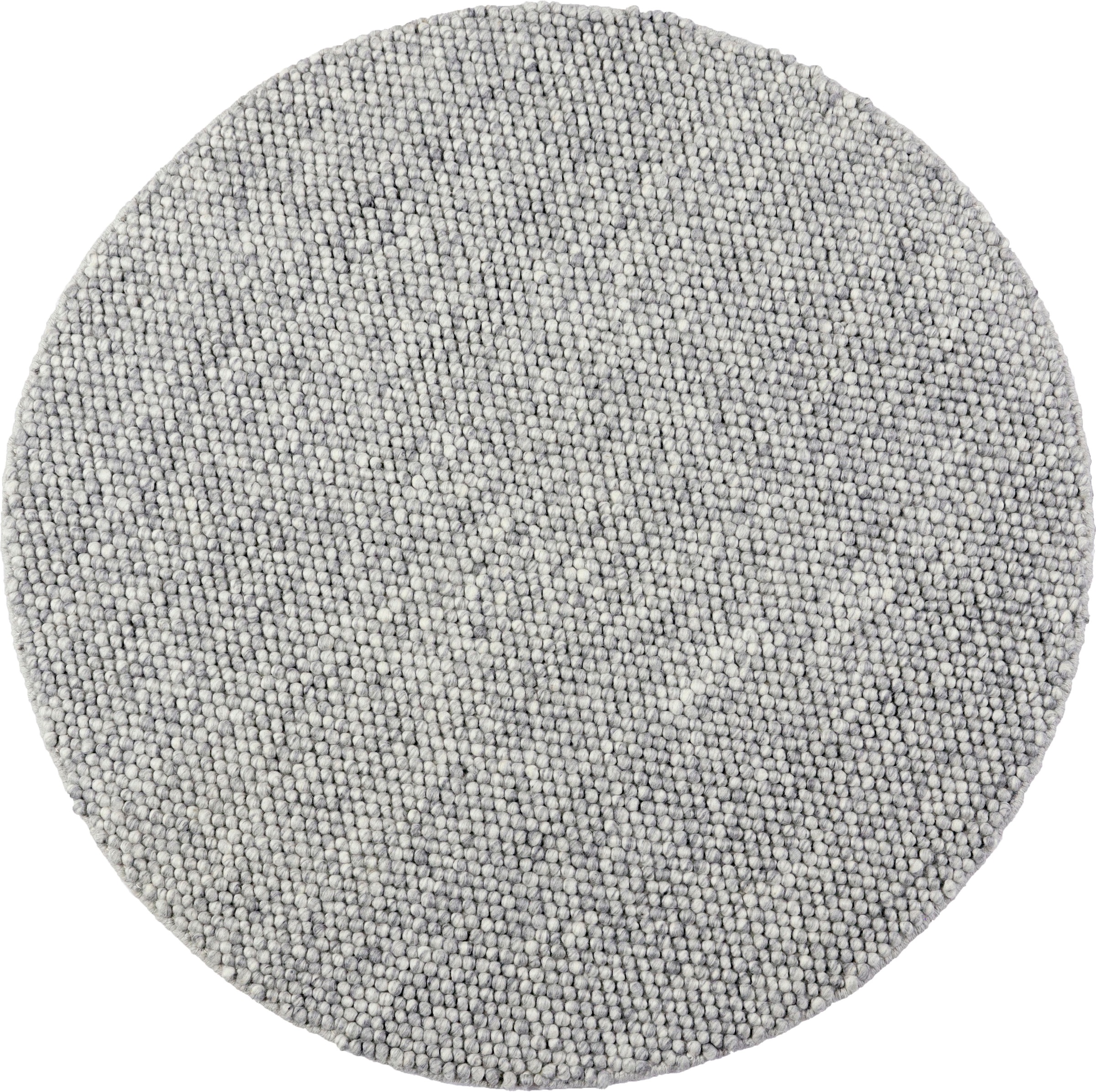 LeGer Home by Lena Gercke Teppich »Ainhoa, handgewebt, Wolle«, rund, 12 mm Höhe, Handweb Teppich, Wohnzimmer, Schlafzimmer, Esszimmer