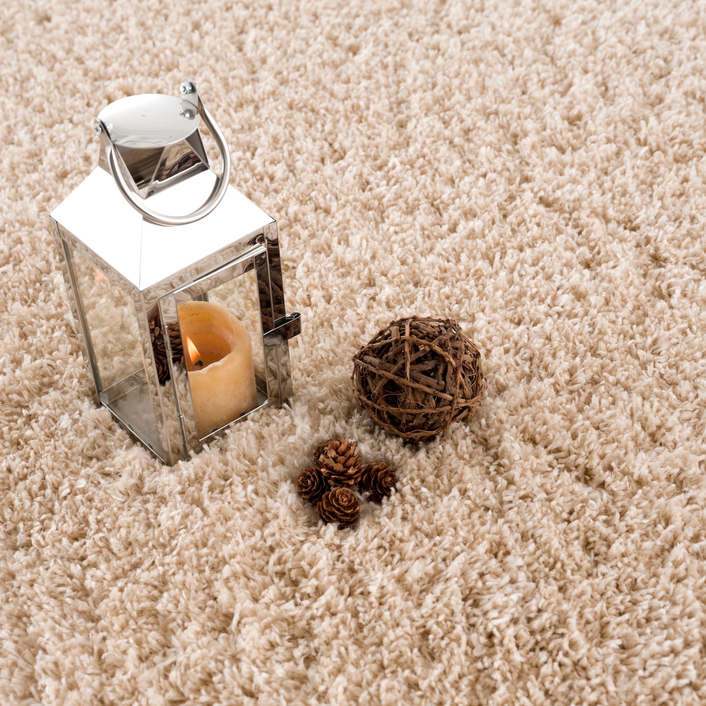 Sanat Hochflor-Teppich »Porto«, rechteckig, 45 mm Höhe, Wohnzimmer, Langflor, Shaggy, auch als Läufer