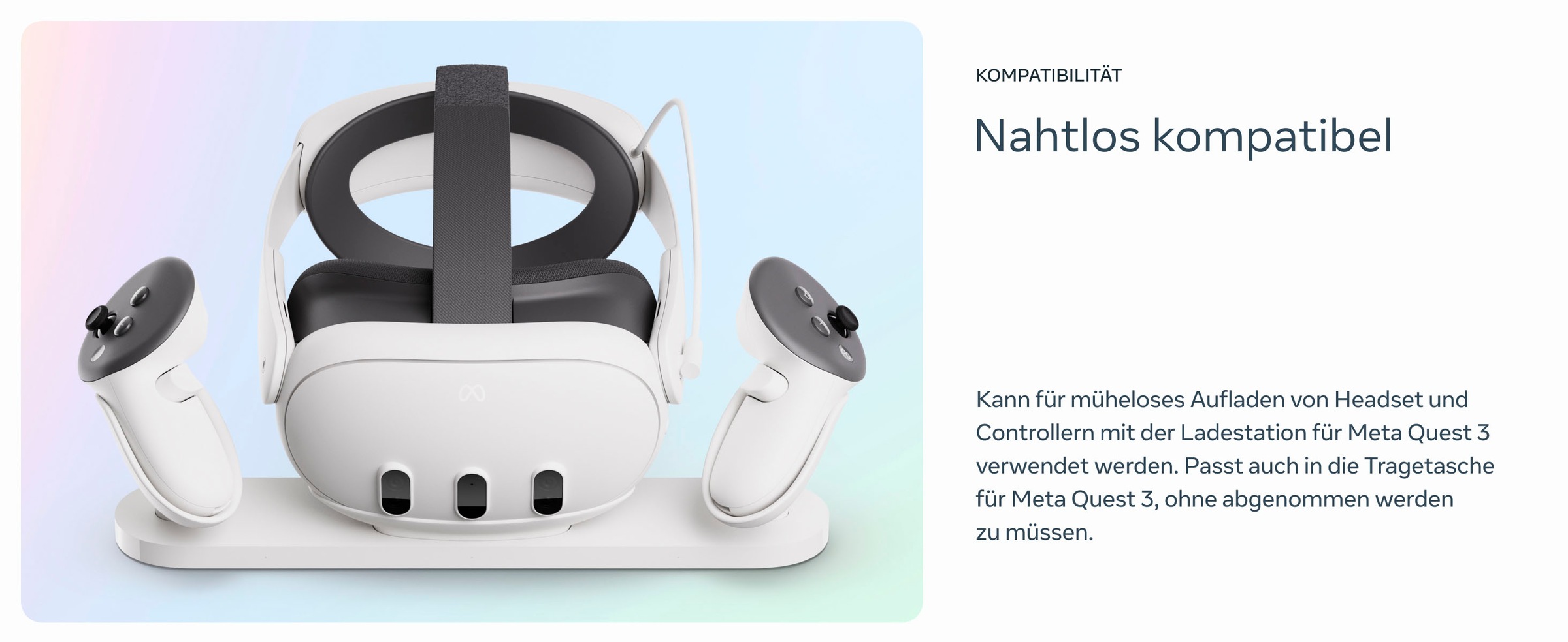 Meta Headset-Halterung »Quest 3 Elite-Riemen mit Akku (Elite Strap with Battery)«