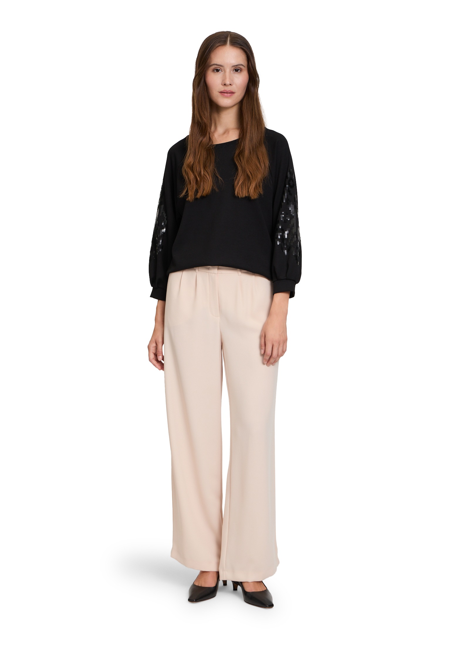 Betty Barclay Sweatshirt »Sweatshirt mit Trompetenärmeln«