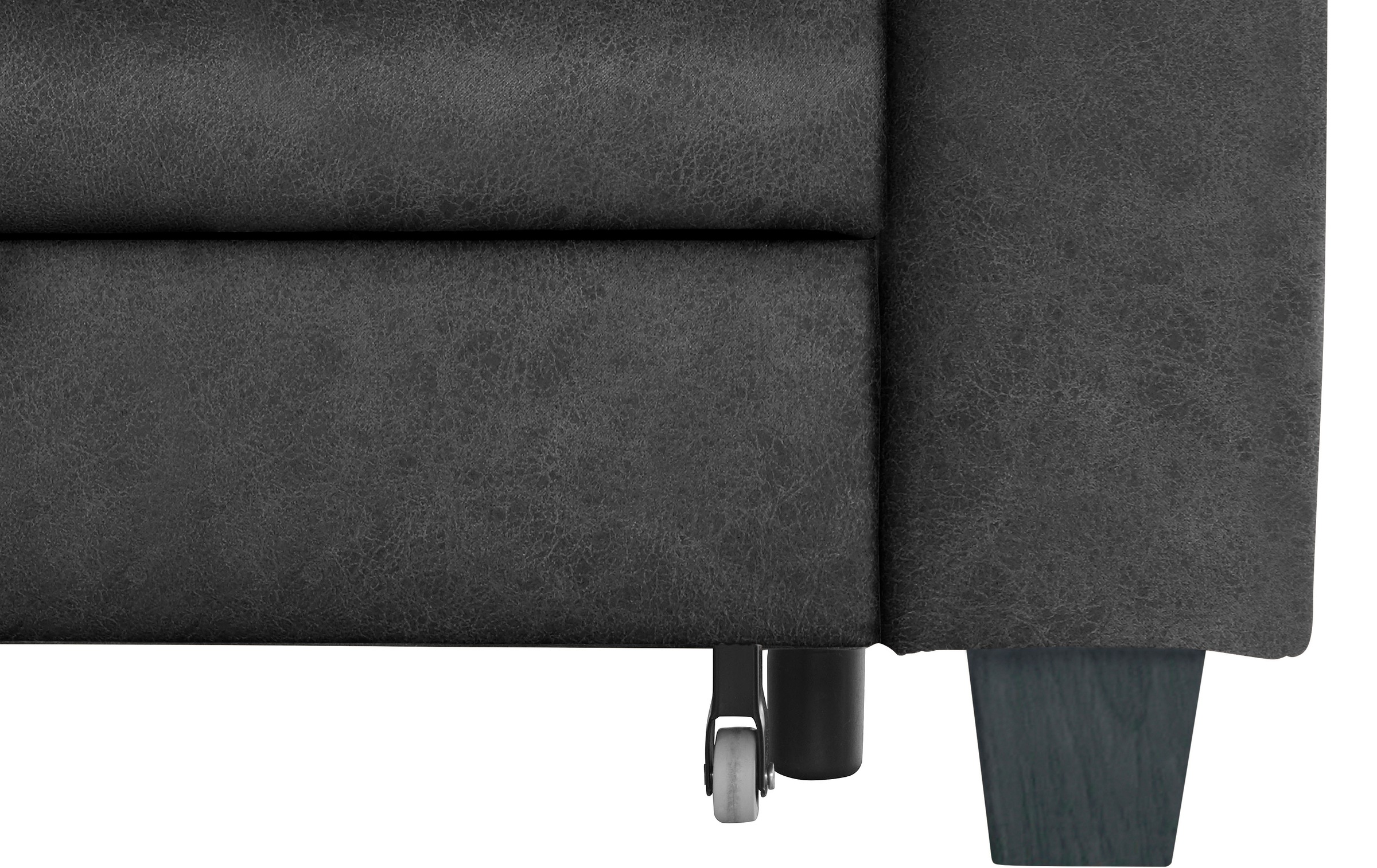 TRENDMANUFAKTUR Ecksofa »Chamber, zeitlos und modern, hoher Sitzkomfort, L-Form«, wahlweise mit Schlaffunktion