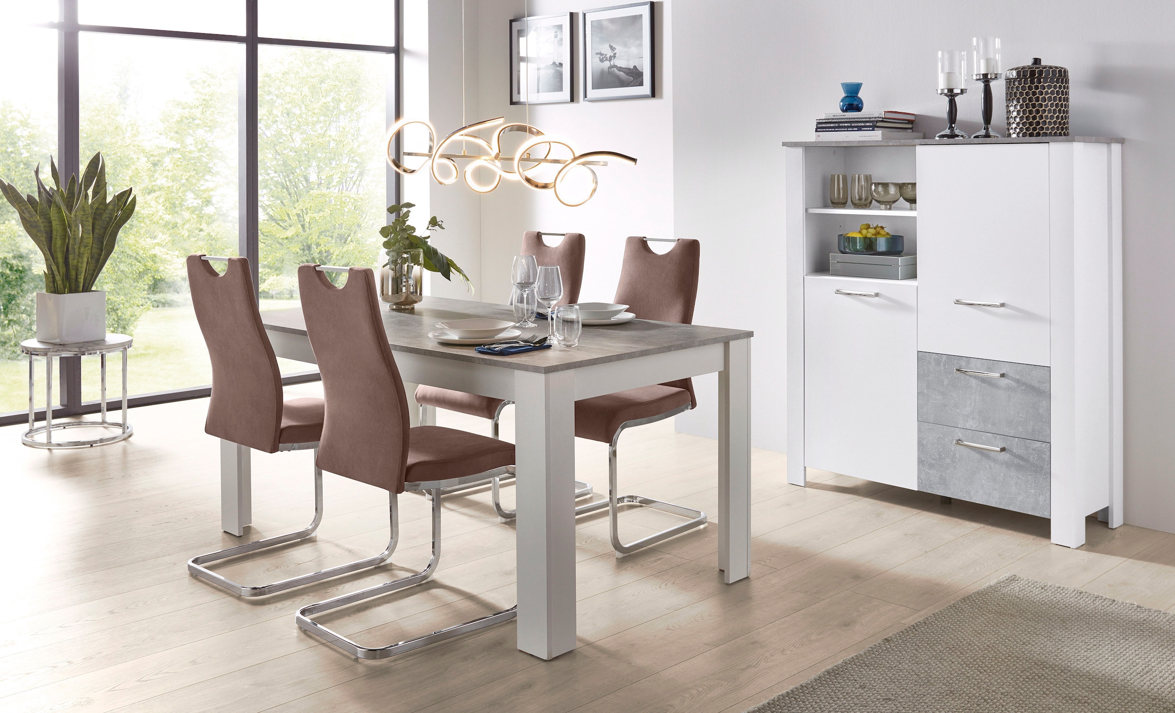Home affaire Esstisch »Milano«, (1 St.), Esstisch, Breite 160 cm