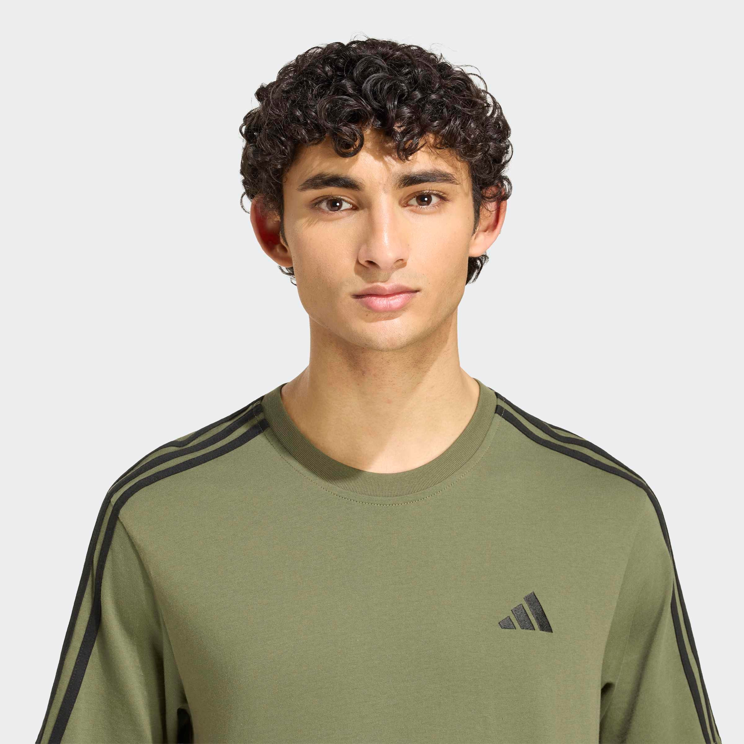 adidas Sportswear T-Shirt »ESSENTIALS 3-STREIFEN, SINGLE JERSEY, BRANDING«