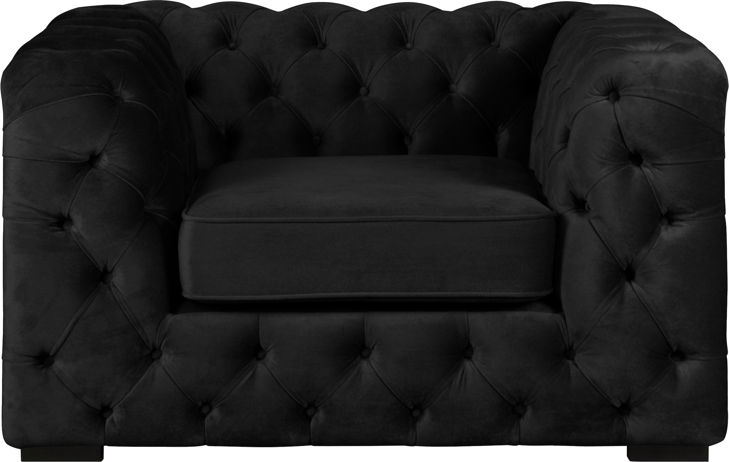 Chesterfield-Sessel »Kalina«, mit klassischer Chesterfield-Knopfheftung, sehr...