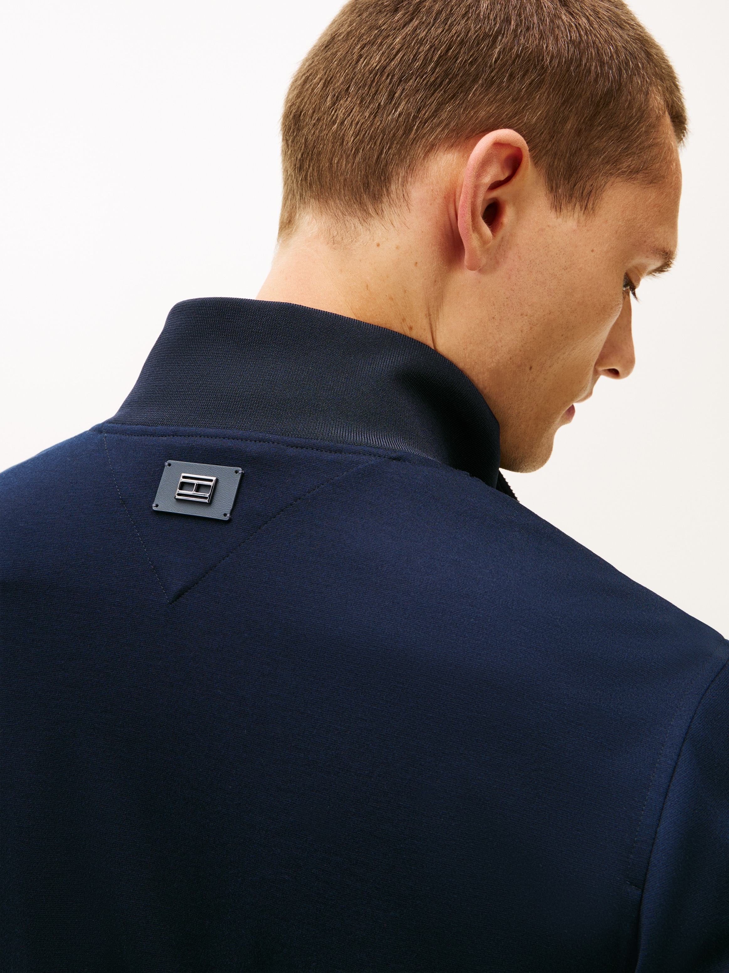 Tommy Hilfiger Strickjacke »PERFORMANCE PUNTO MILANO« normale Passform, 2-Wege-Reißverschluss