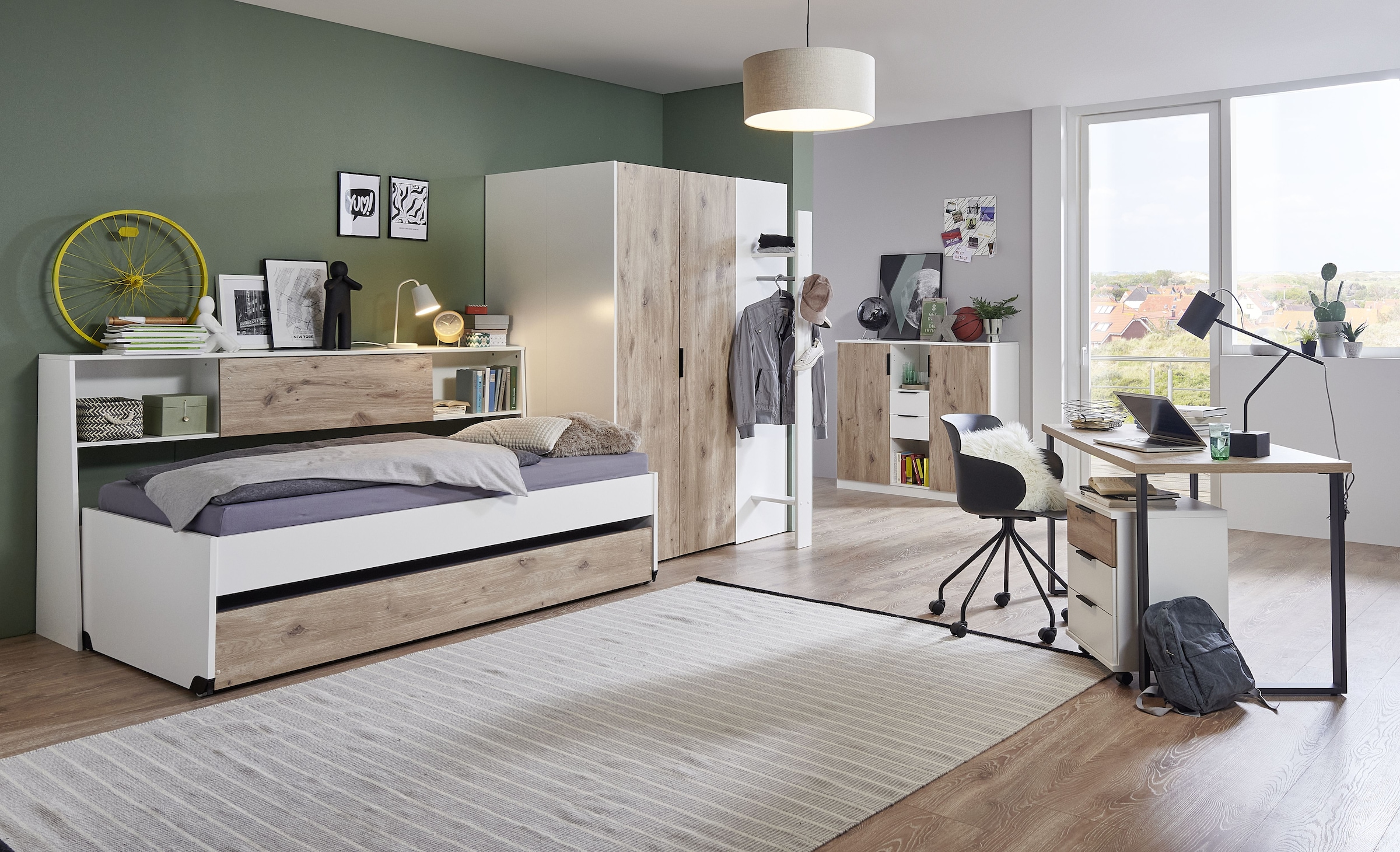 Wimex Rollcontainer »Norderney, B/T/H 46/40/58cm in 2 Farben«, mit 3 Schubladen, auf Kunststoffrollen