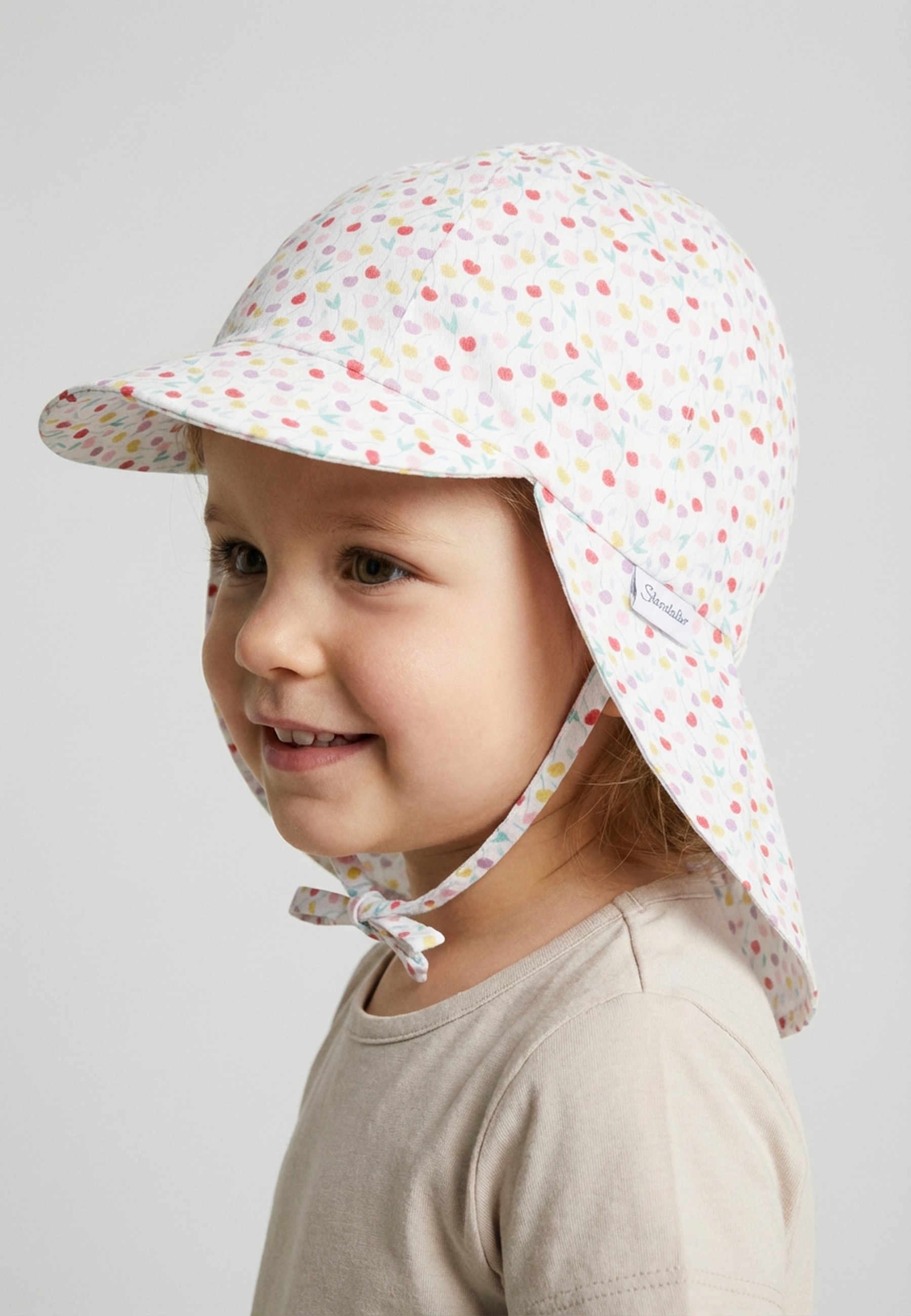 Sterntaler® Sonnenhut »Schirmmütze mit Nackenschutz Früchte«