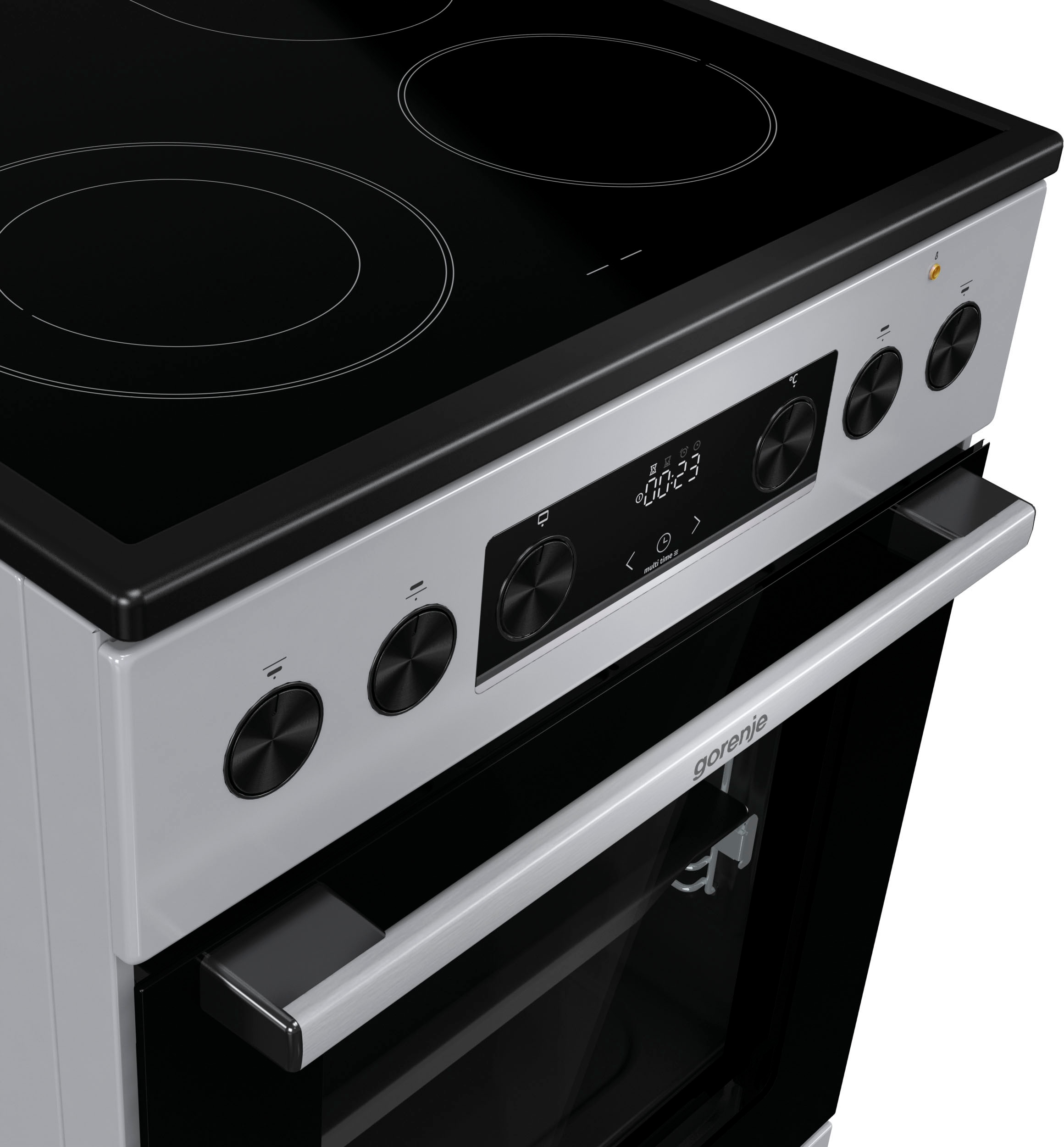GORENJE Elektro-Standherd »GECS5C70SPAOT«, Aqua Clean, Knusprig genießen – ganz ohne Extra-Kalorien - dank AirFry-Funktion