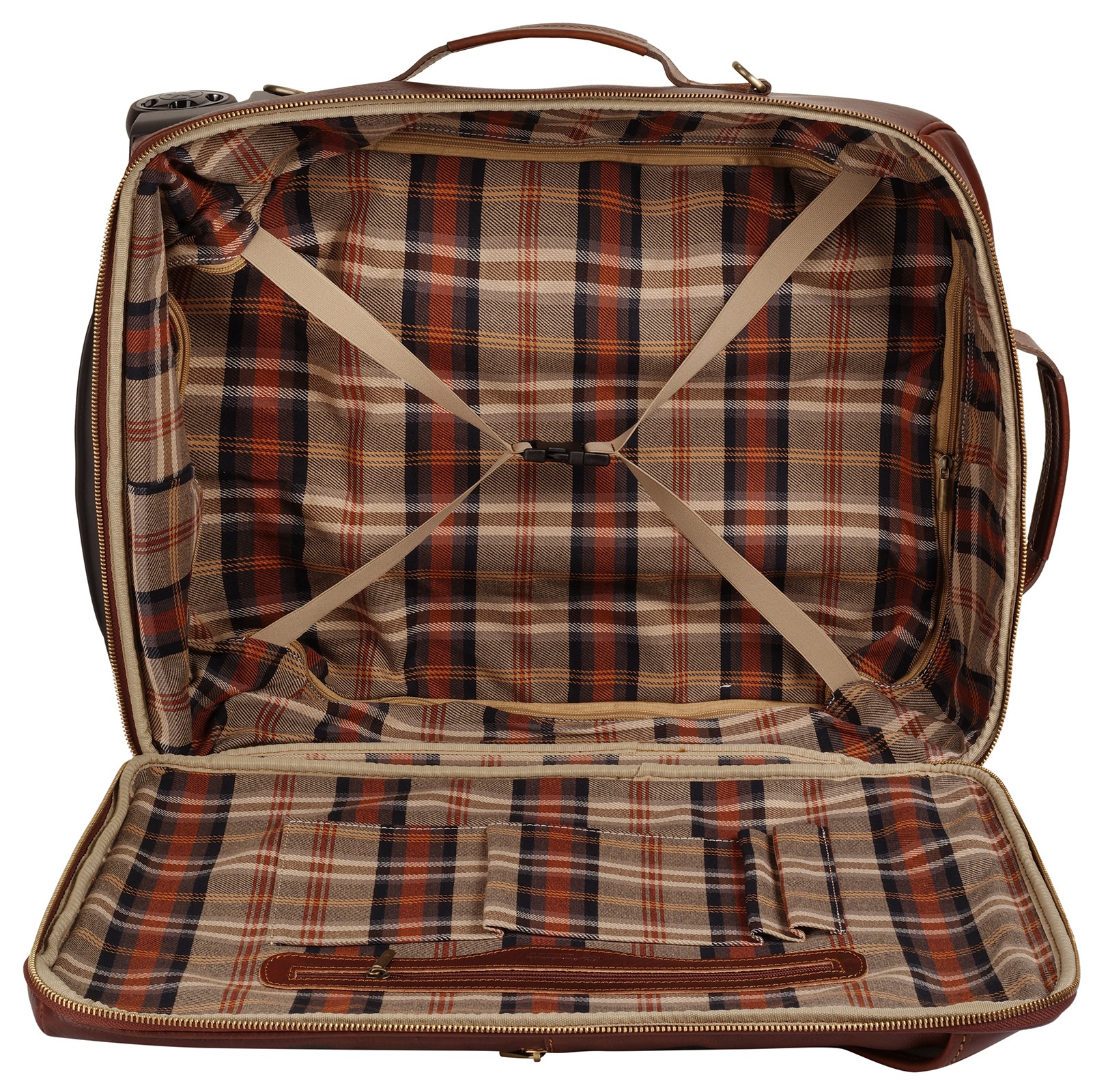 Piké Reisetasche echt Leder, Made in Italy