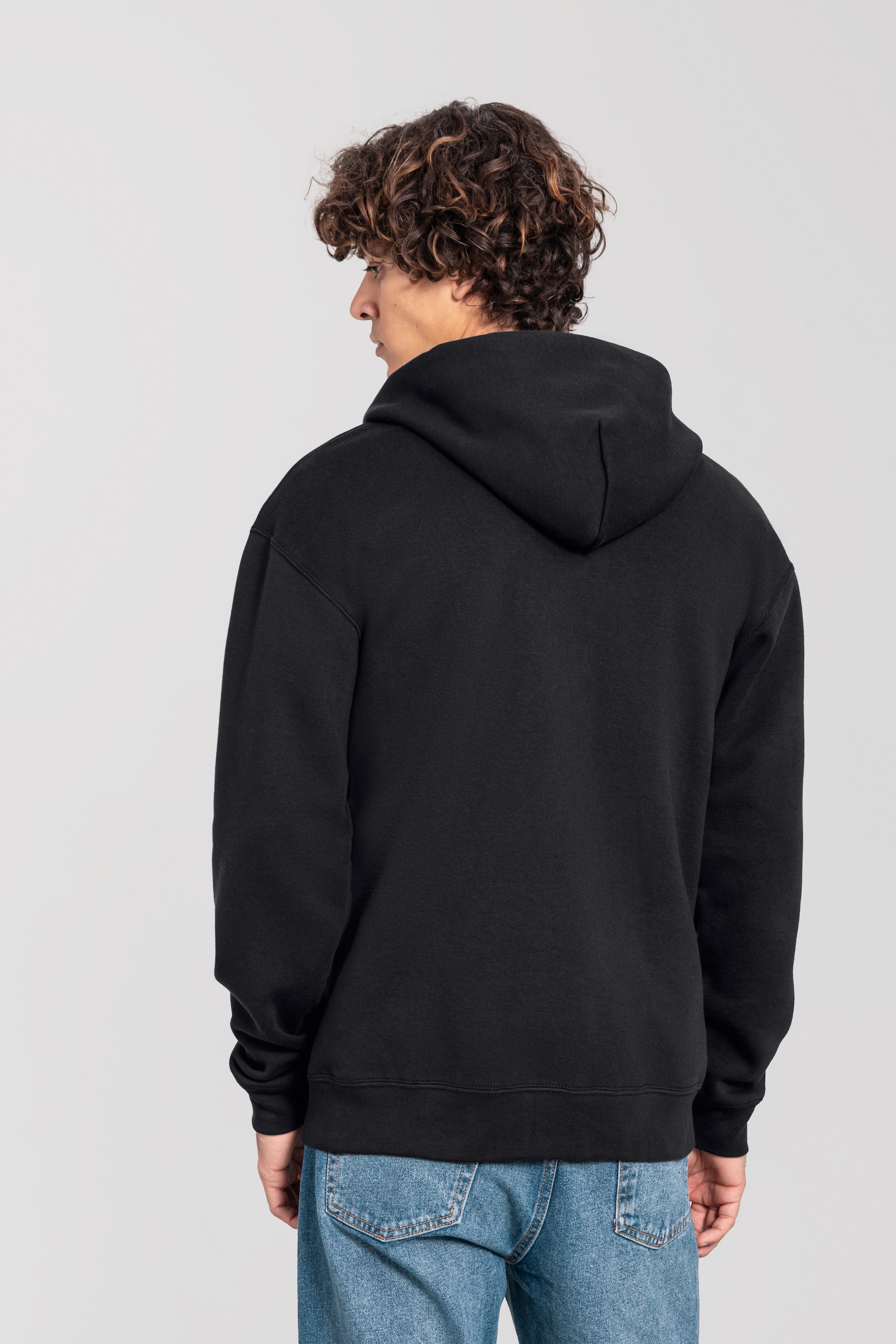 Fruit of the Loom Kapuzensweatjacke »Iconic Premium Hooded Sweat Jacket« mit Kordelzug, meliert, normal geschnitten