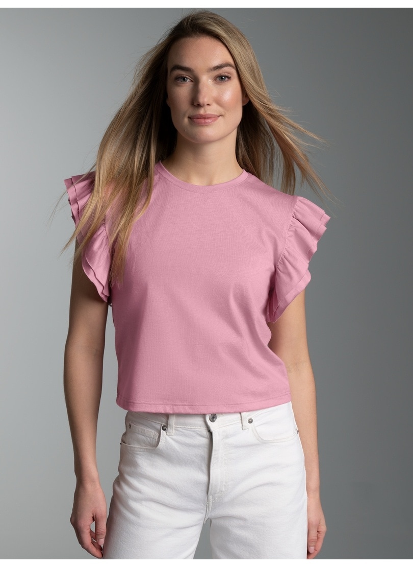 Trigema T-Shirt »TRIGEMA Volant Shirt« 1