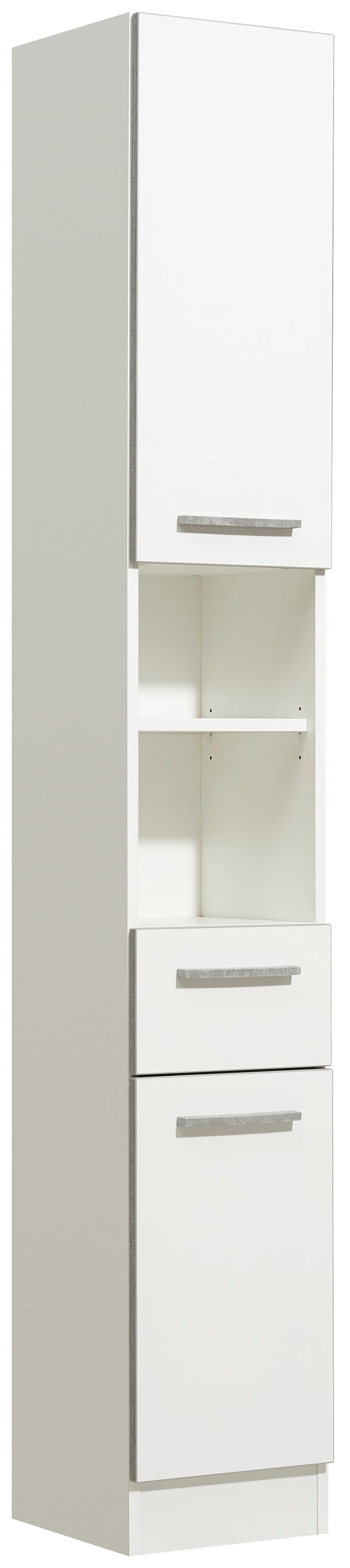 Saphir Badmöbel-Set »Quickset 953 5-teilig, Waschbeckenunterschrank und LED-Spiegelschrank«, (Set, 5 St.), in Weiß Glanz, Badmöbel inkl. Türdämpfer, ohne Waschbecken, 9 Türen
