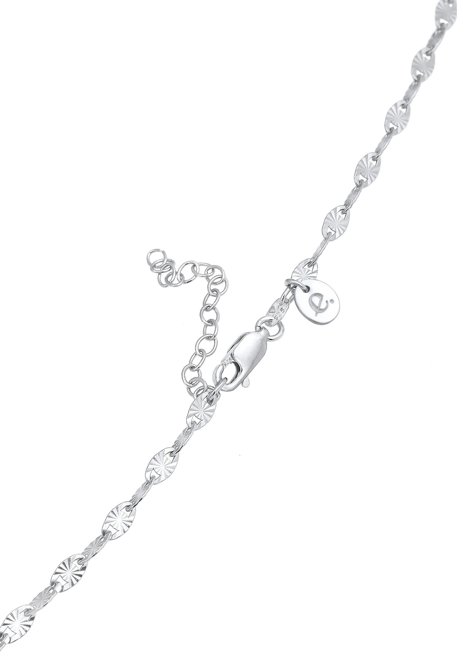 Elli Premium Choker »Halskette Choker Plättchen Design Stern Look 925 Silber«