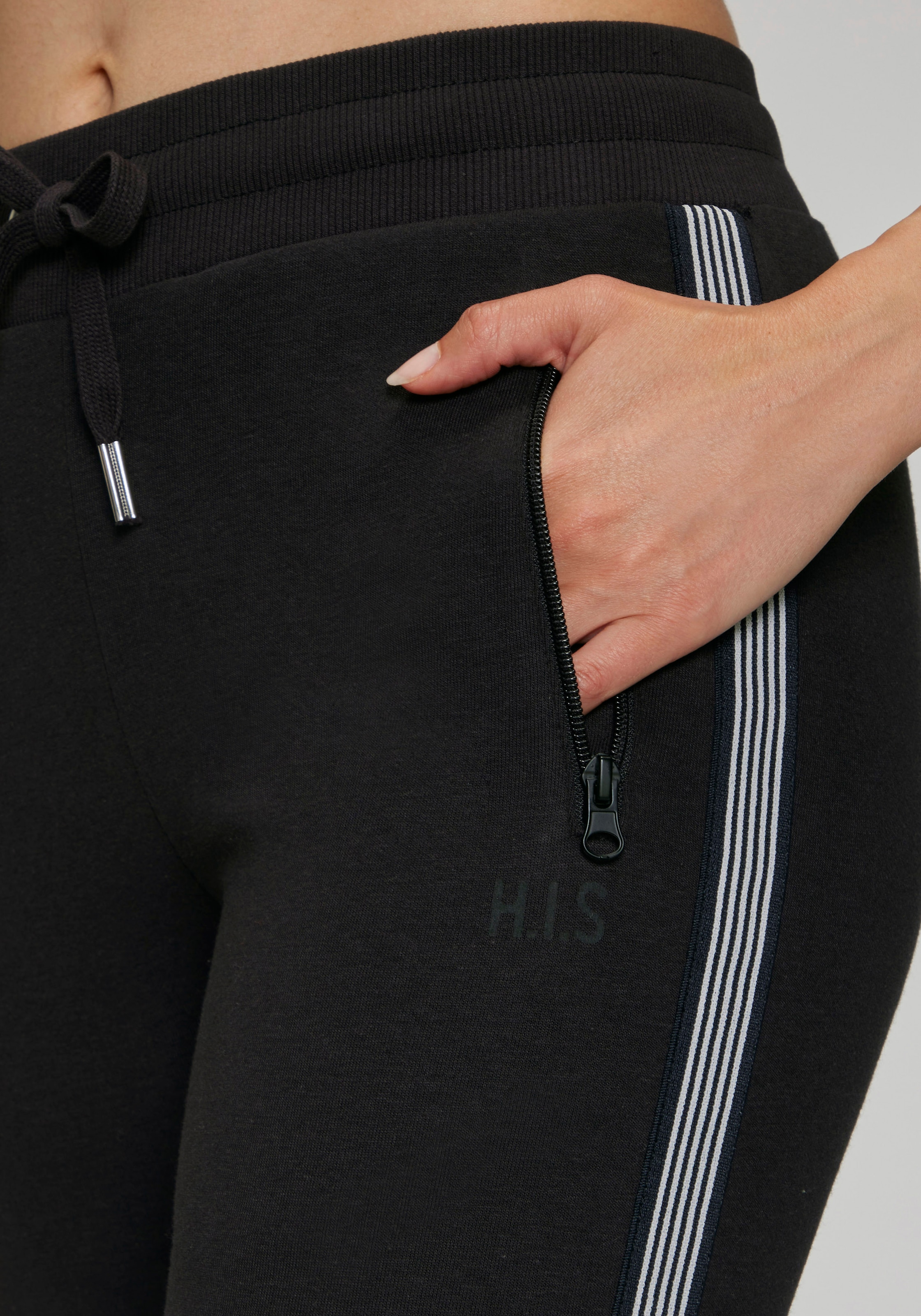 H.I.S Jogginghose  mit seitlichem Tapestreifen