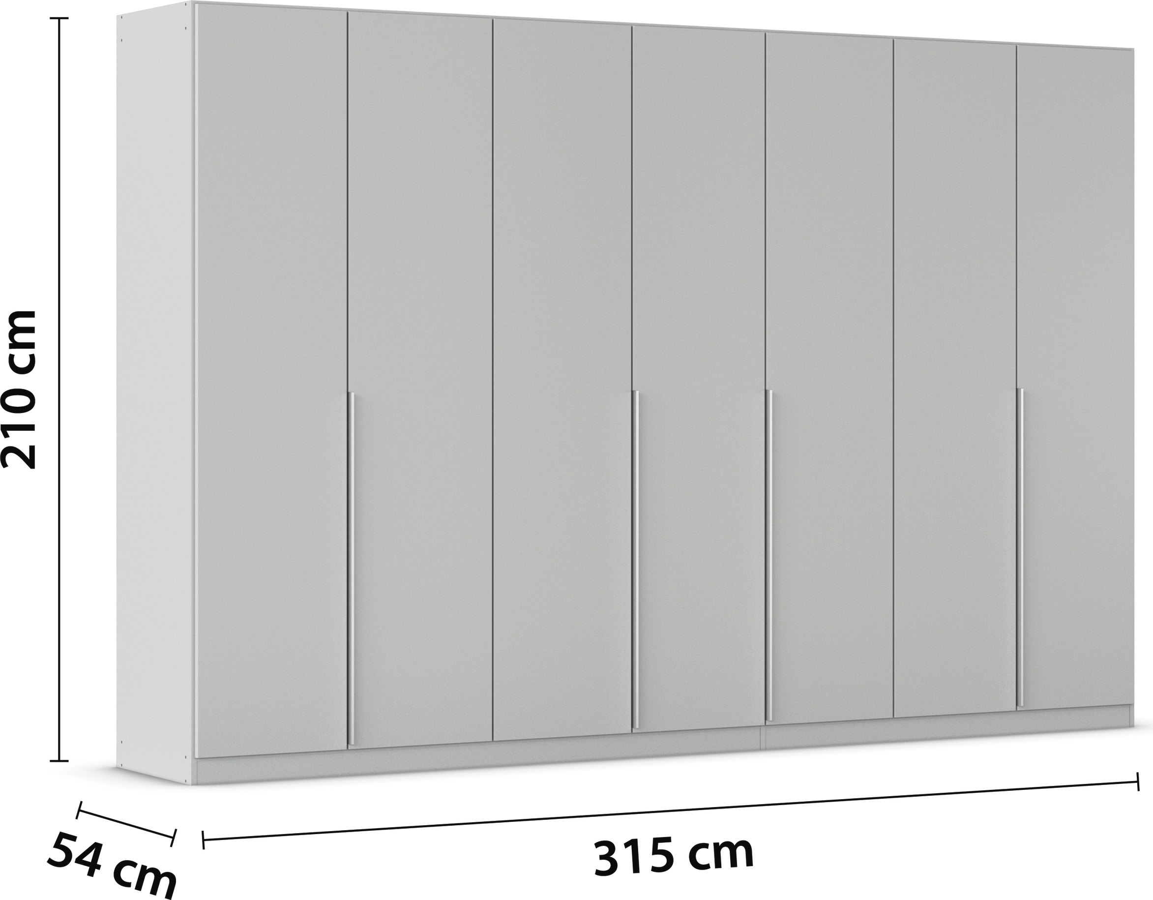 rauch Drehtürenschrank »Kleiderschrank Schrank Garderobe AGORDO TOPSELLER Schlafzimmer«, (in zwei Griff-Farben, Breiten 91-360 cm, Dekor- oder Hochglanzfront), durchdachte Innenausstattung, in 7 Breiten und 2 Höhen MADE IN GERMANY