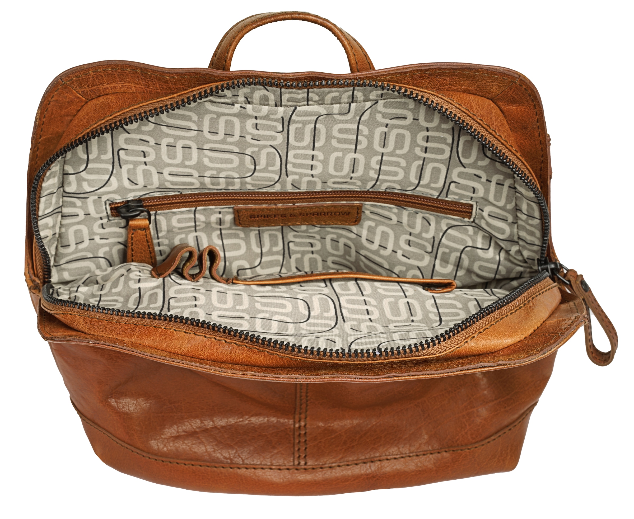 Spikes & Sparrow Cityrucksack, echt Leder