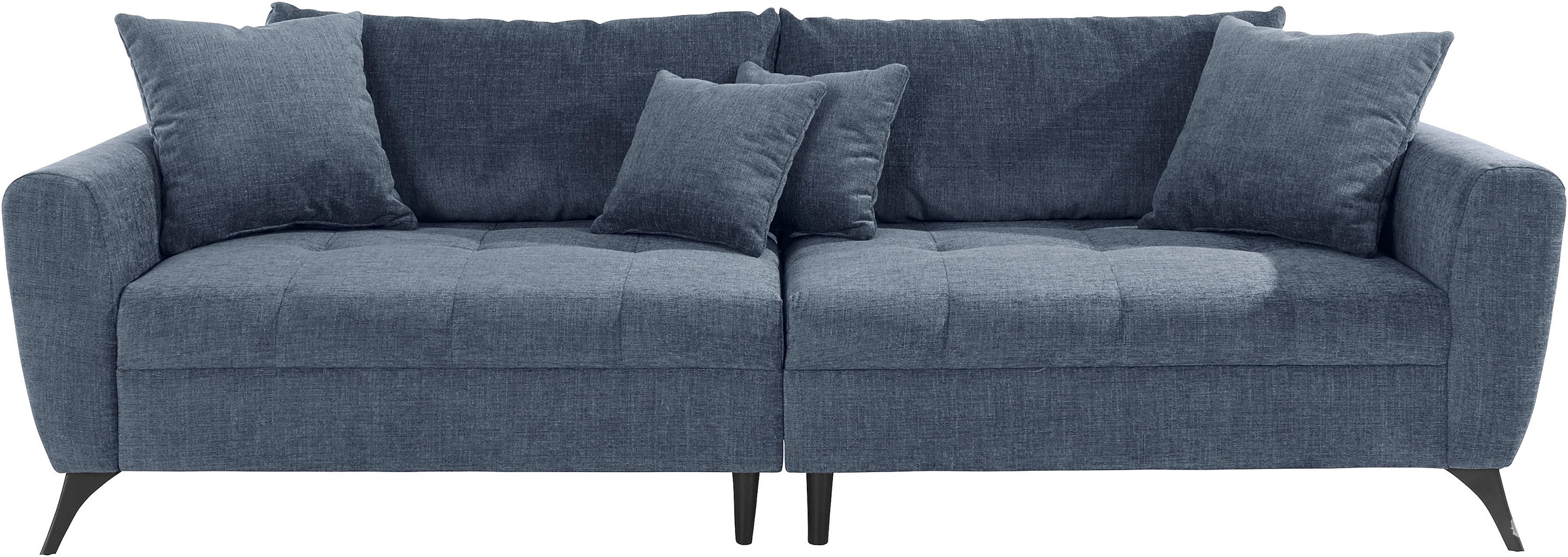 andas Big-Sofa »Lörby Luxus«, Belastbarkeit bis 140kg pro Sitzplatz, auch mit Aqua clean-Bezug, feine Steppung im Sitzbereich, lose Kissen