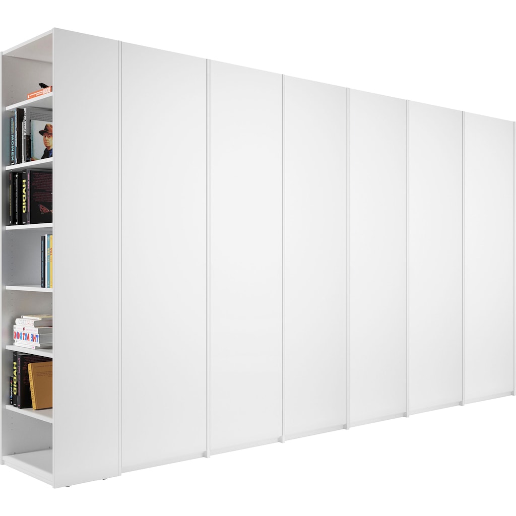 Müller SMALL LIVING Drehtürenschrank »Modular Plus Variante 7«, mit fünf Anbauelementen, links oder rechts montierbarem Seitenregal