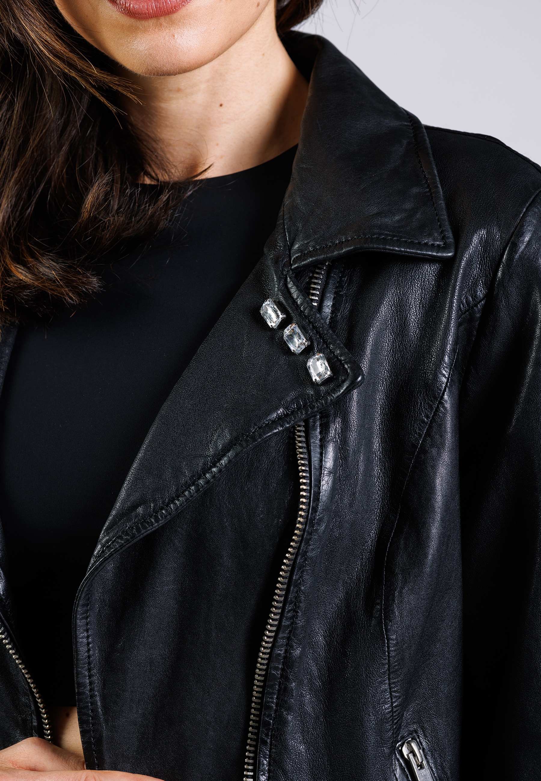 Freaky Nation Lederjacke »Showbiz-FN«