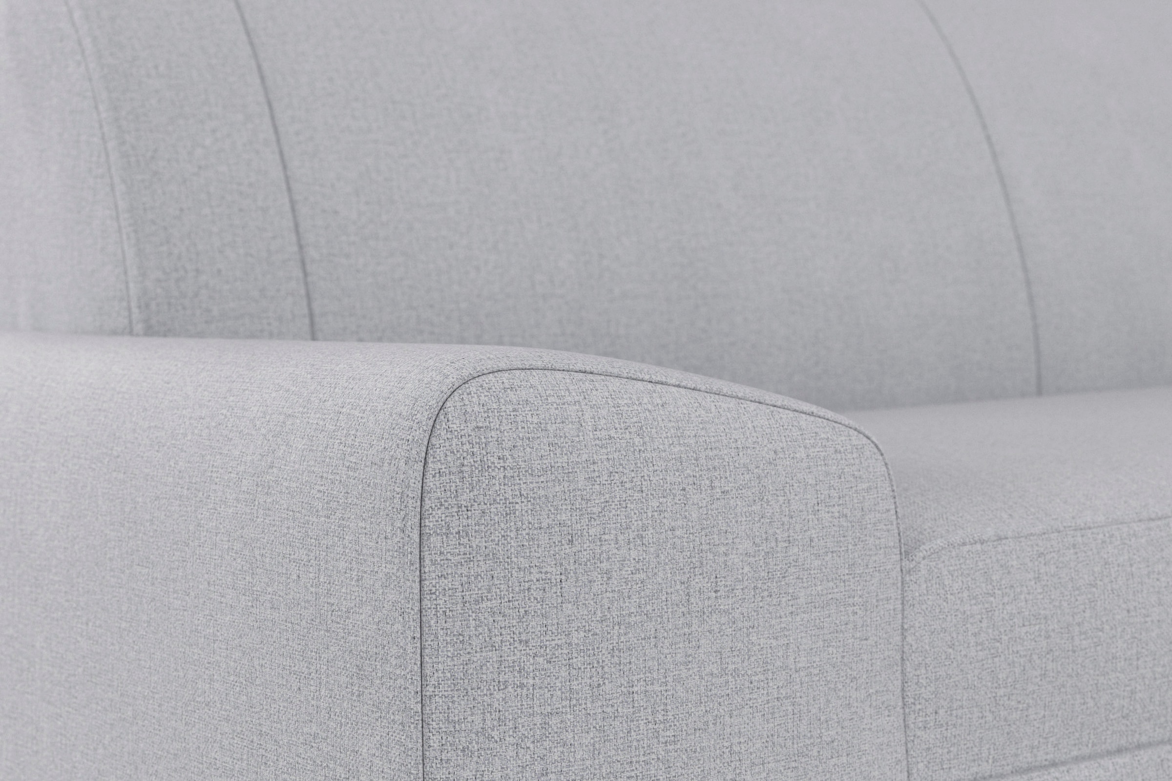 DOMO collection Ecksofa »Anzio in kubischer Formensprache, flache Armlehnen, L-Form«, Wahlweise mit Bettfunktion und Federkern für hohen Sitzkomfort