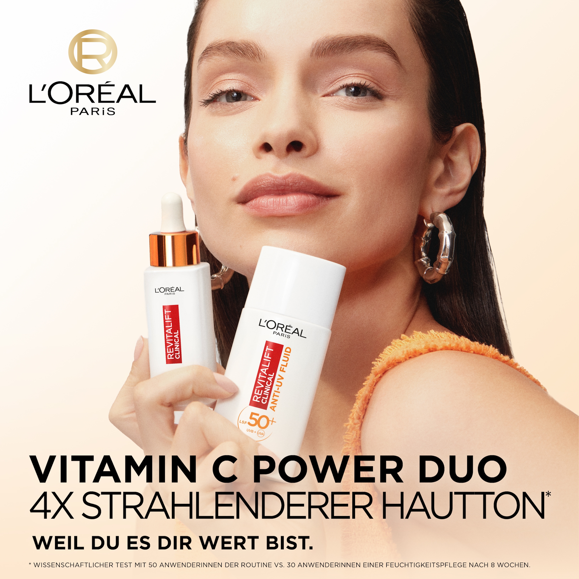 L'ORÉAL PARIS Gesichtsserum »L'Oréal Paris Gesichtsserum mit Vitamin C«, anioxidativ