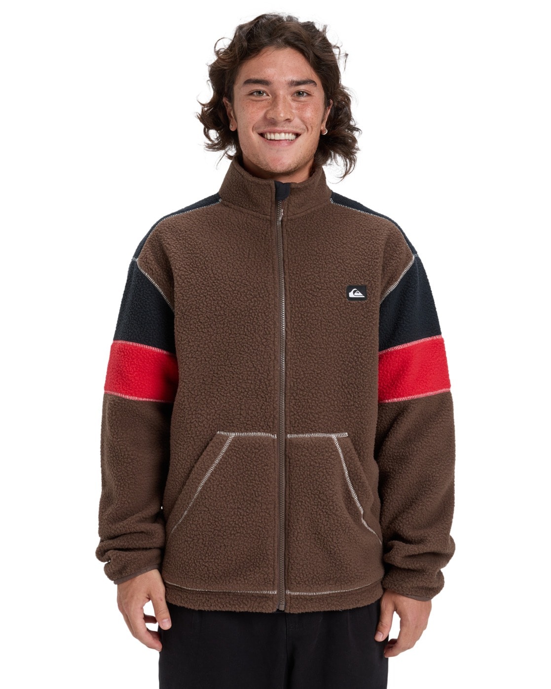 Quiksilver Fleecejacke »Clean Coast Block«