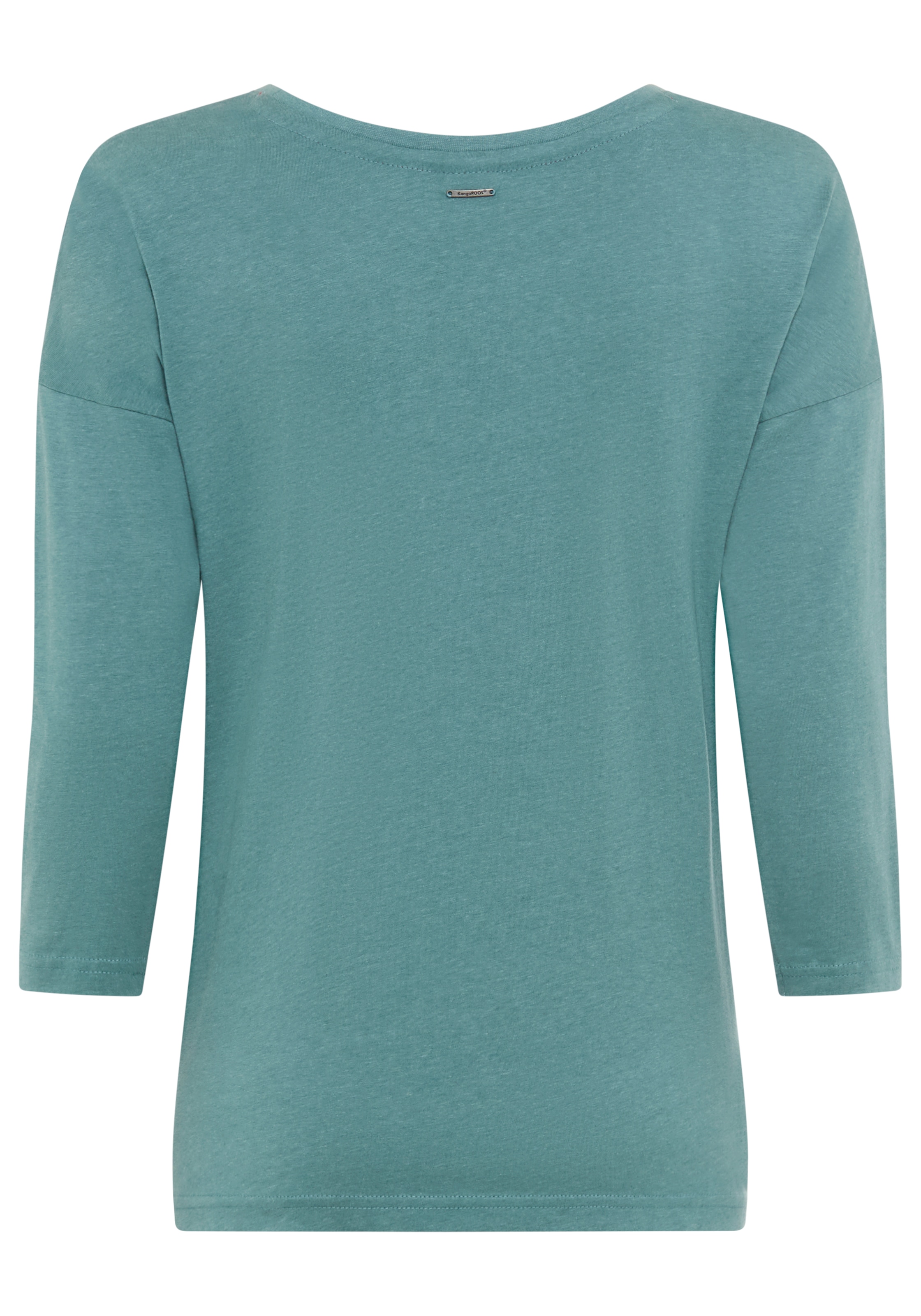KangaROOS 3/4-Arm-Shirt Loose Fit Passform, 3/4-Ärmel, Rundhalsausschnitt
