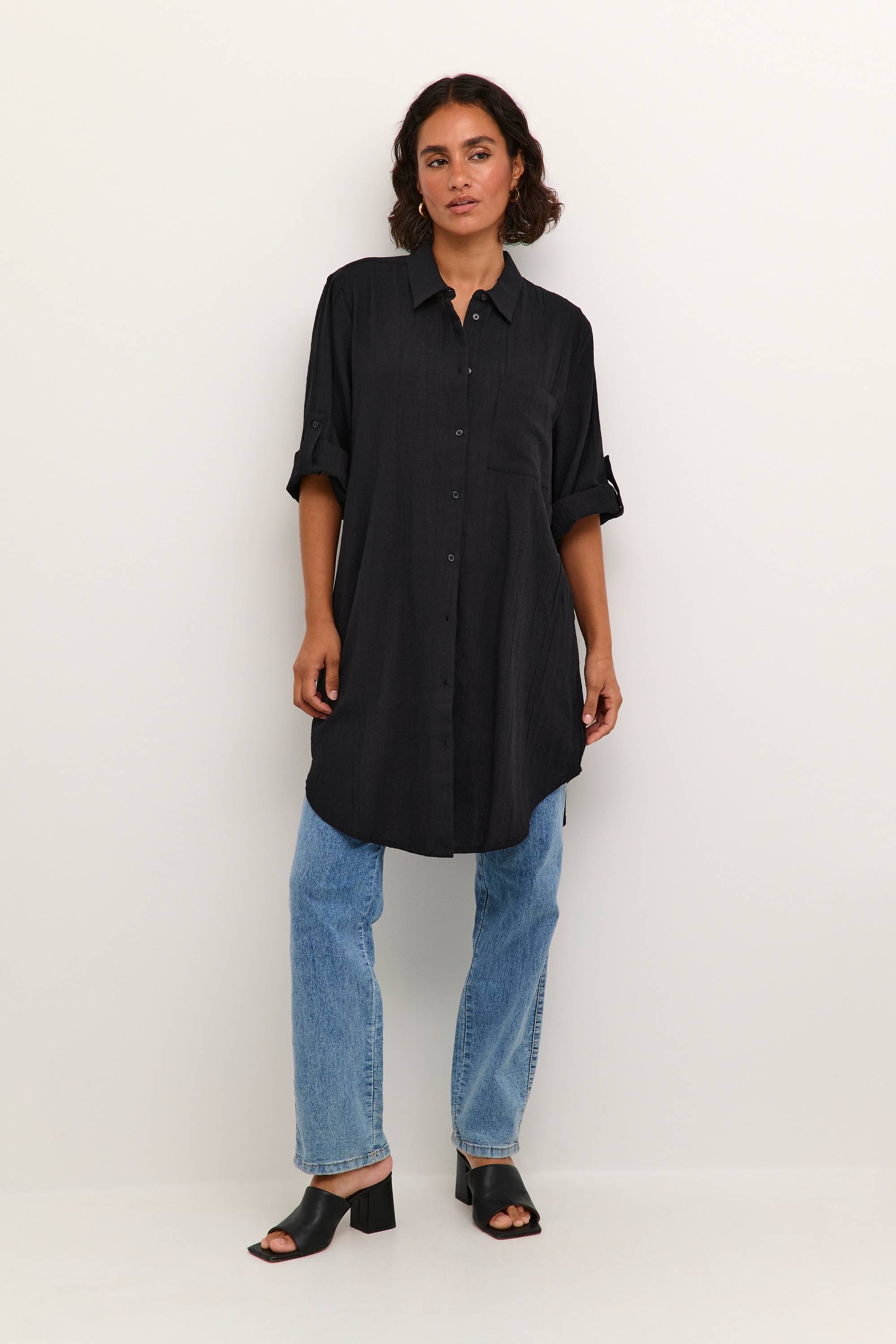 KAFFE Blusenkleid »Hemd KApauline«