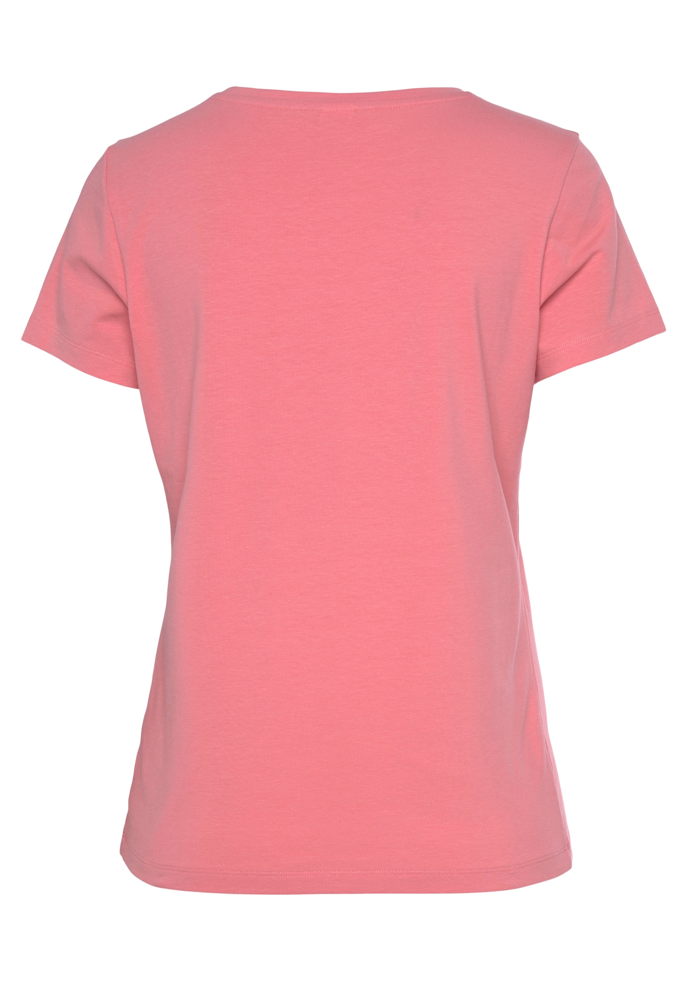 Vivance Kurzarmshirt, T-Shirt mit schönem Frontprint, Loungewear