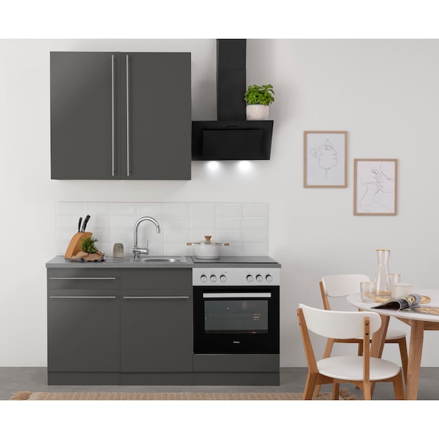 wiho Küchen Küchenzeile »Chicago«, wahlweise mit E-Geräten, Breite 160 cm  bestellen online bei OTTO