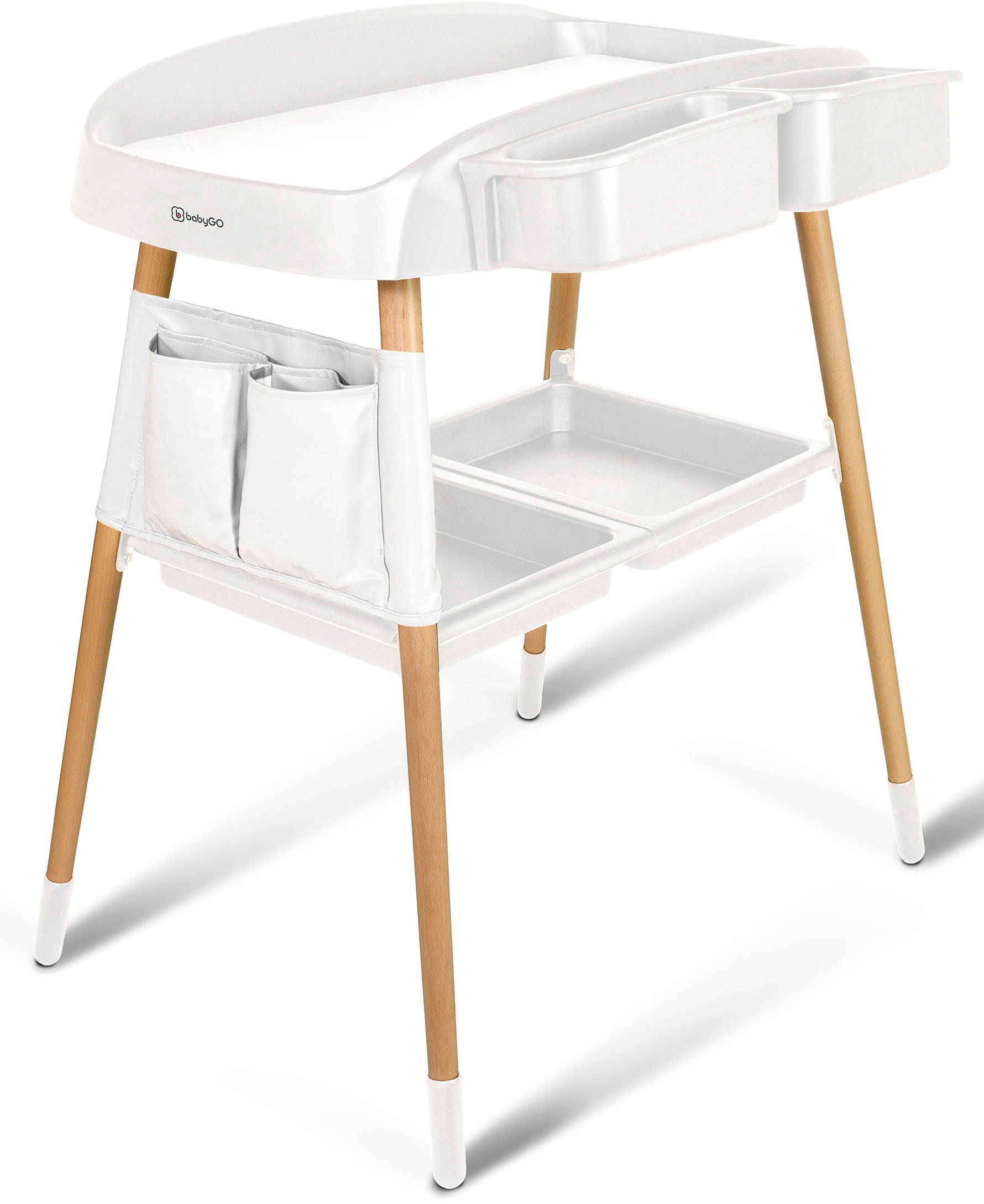 BabyGo Wickeltisch »ChangeMe, weiß«, Made in Europe, 62 cm