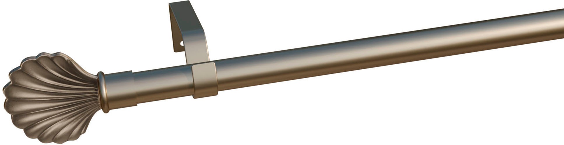 indeko Gardinenstange »Volterra« Ø 16 mm 1 läufig-läufig Wunschmaßlänge